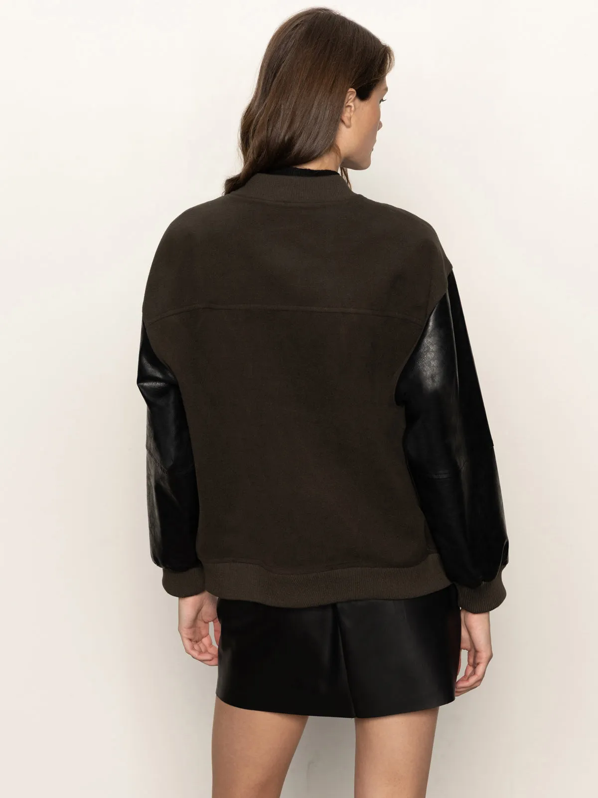 All Daywear Club Varsity Jacket Midnight Olive