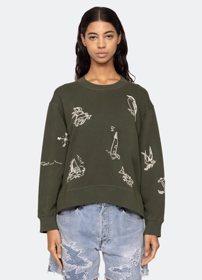 Clyde Sweatshirt Bonded Seam Tape