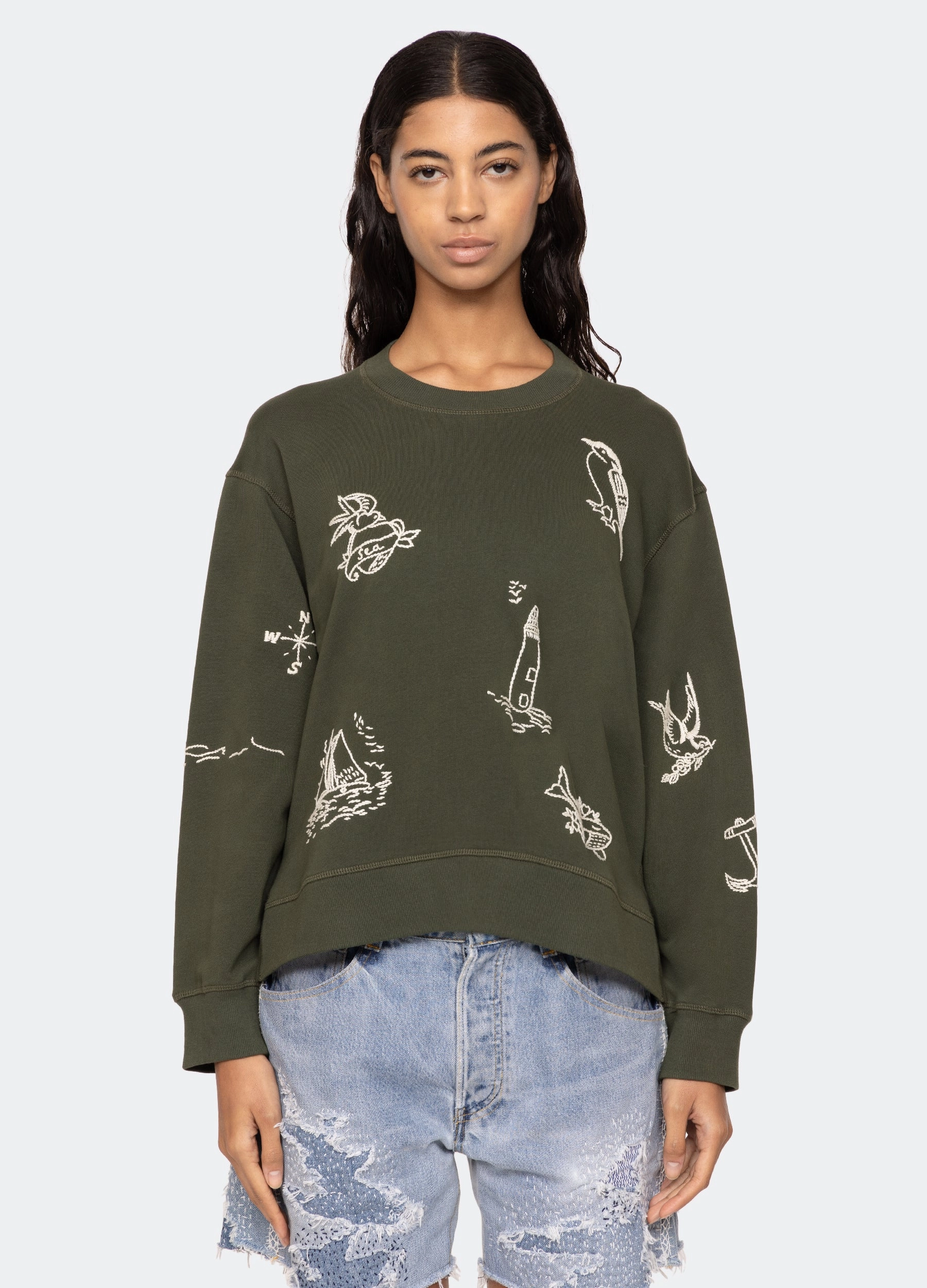 Clyde Sweatshirt Reflective Trim