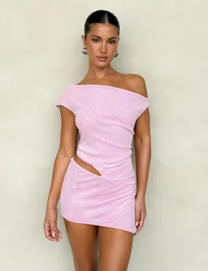 Sheer Element COBI MINI DRESS 2.0 - PINK : BABY PINK