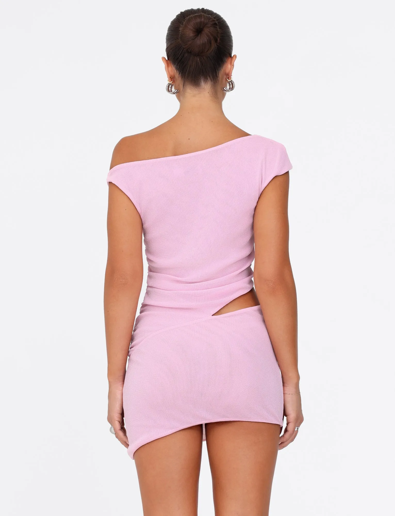 COBI MINI DRESS 2.0 - PINK : BABY PINK Effortless Tailoring
