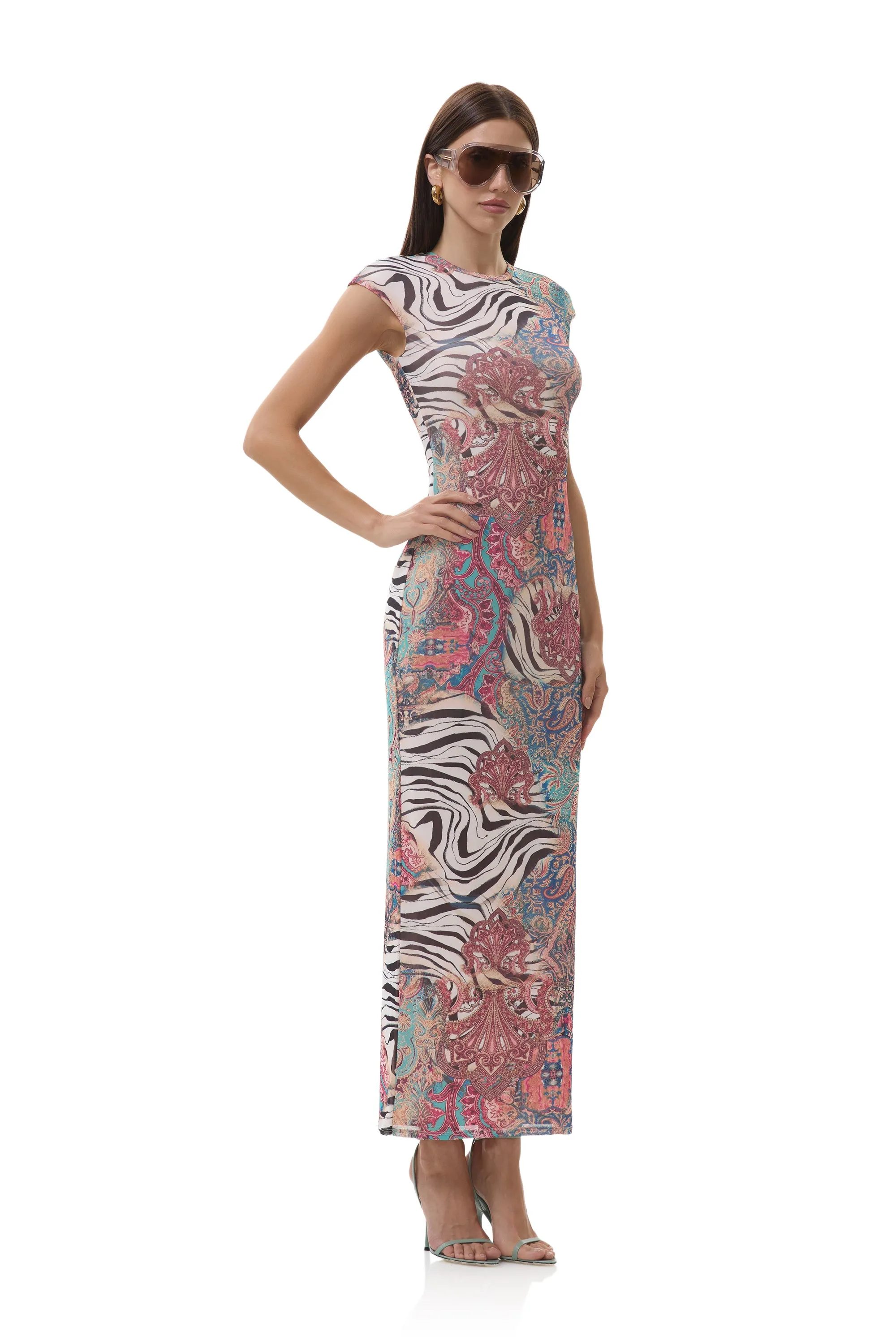 Cody Dress - Gilded Paisley Relaxed-fit gown