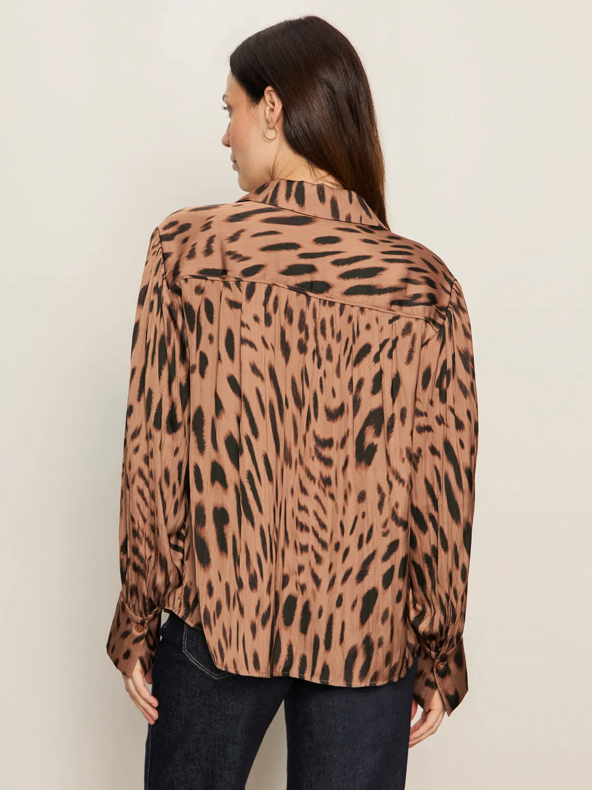 OdorResistant Colette Shirt Mocha Leo