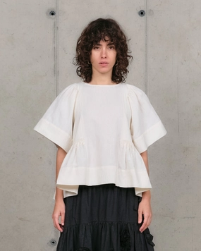 Ramson Top - Ecru Handloom Stylish Design