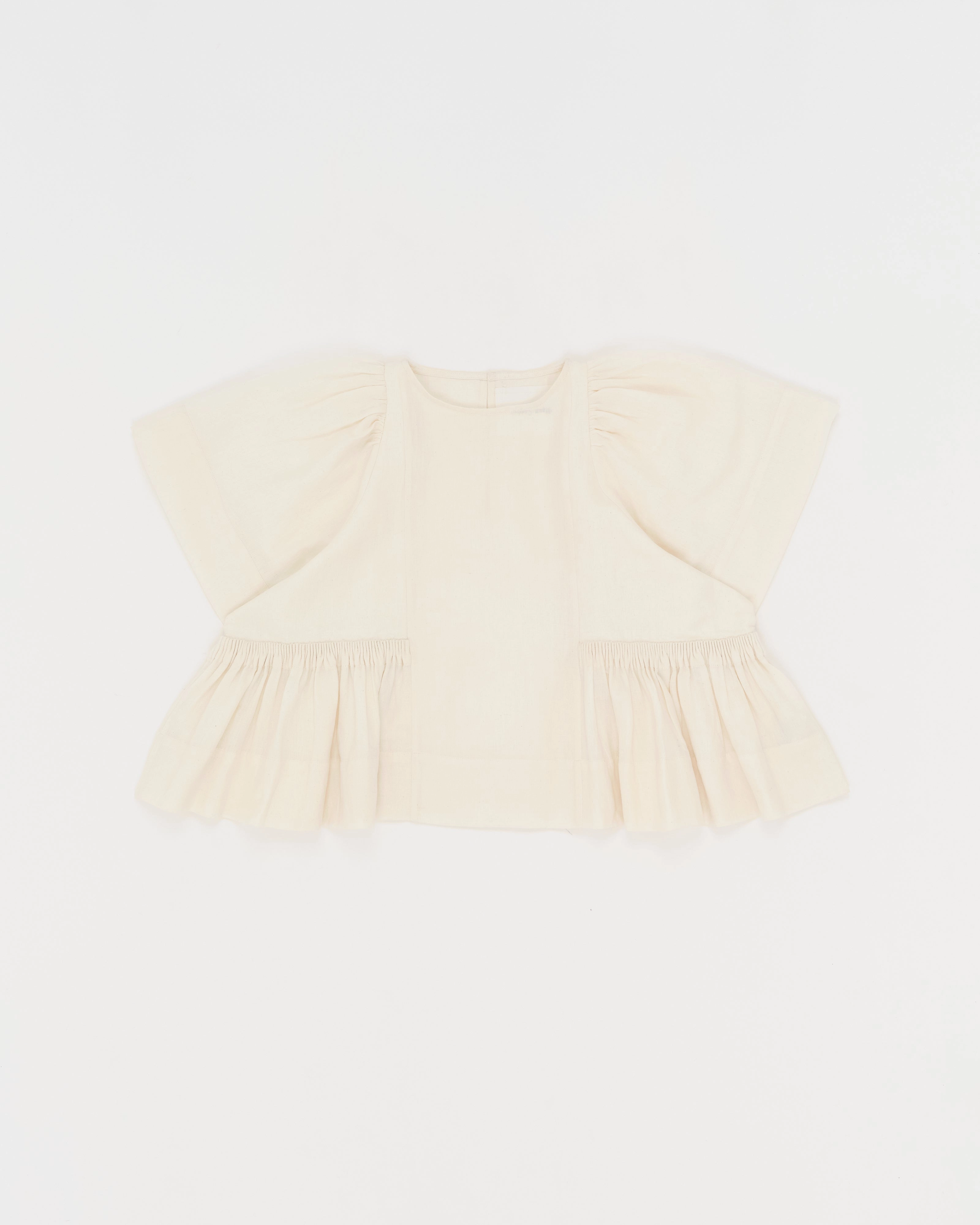 Ramson Top - Ecru Handloom All day wearability