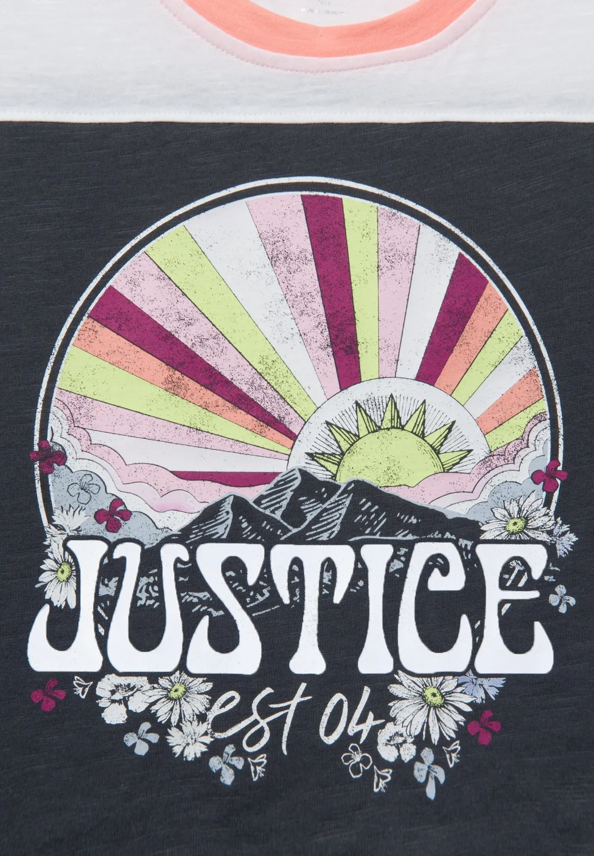 Color Block Graphic Tee