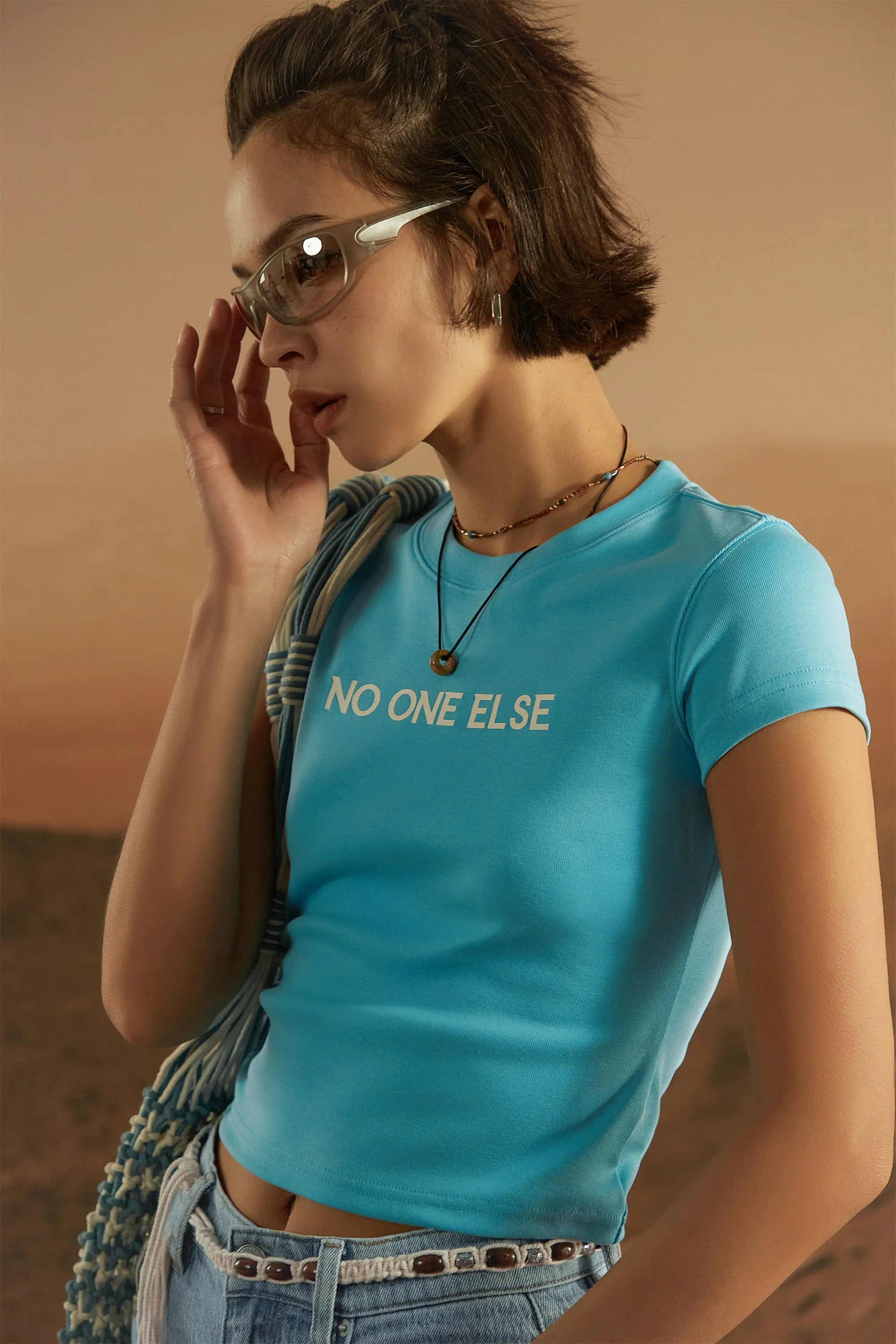 Colored Cropped T-Shirt