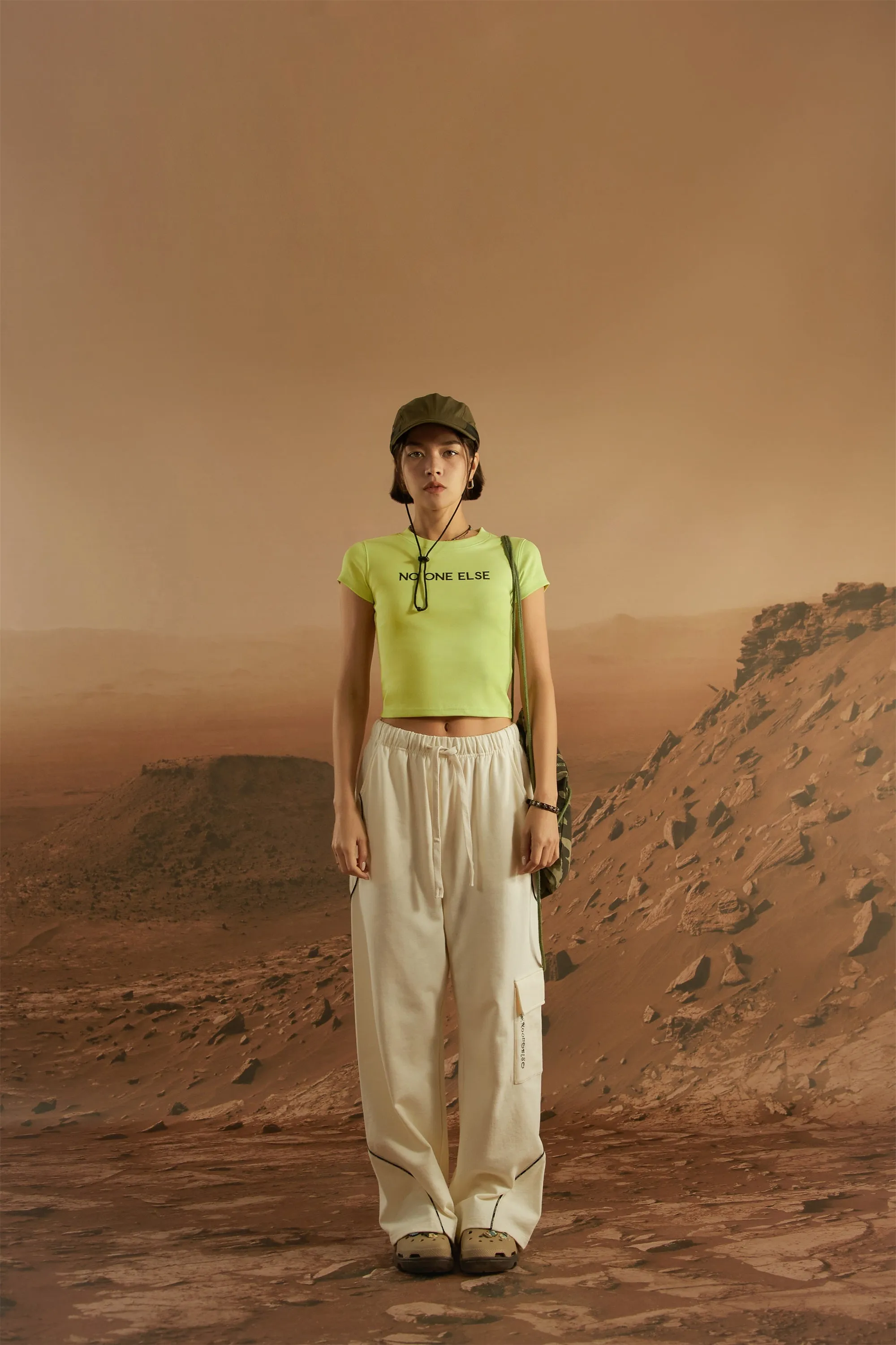 Colored Cropped T-Shirt
