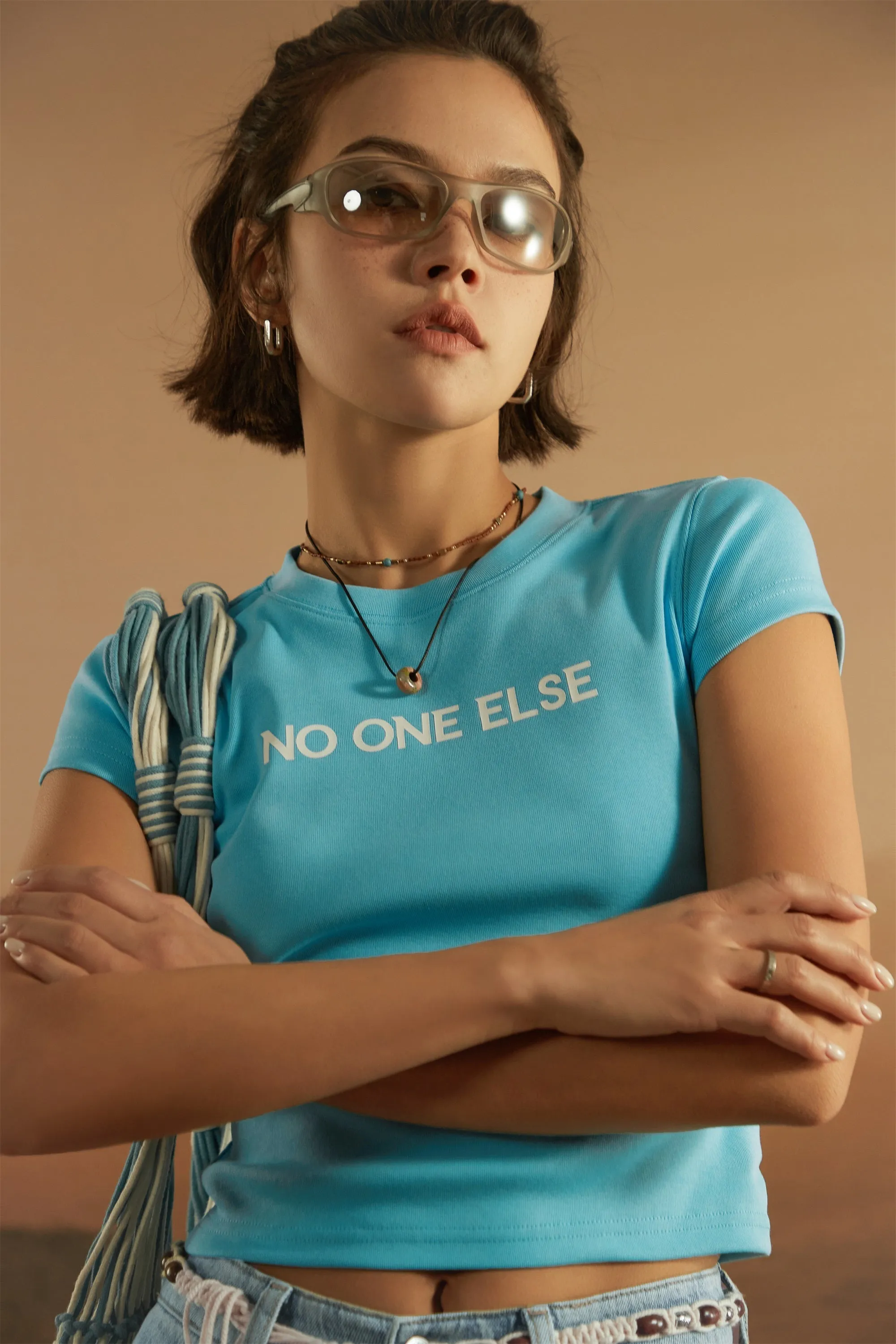 Colored Cropped T-Shirt