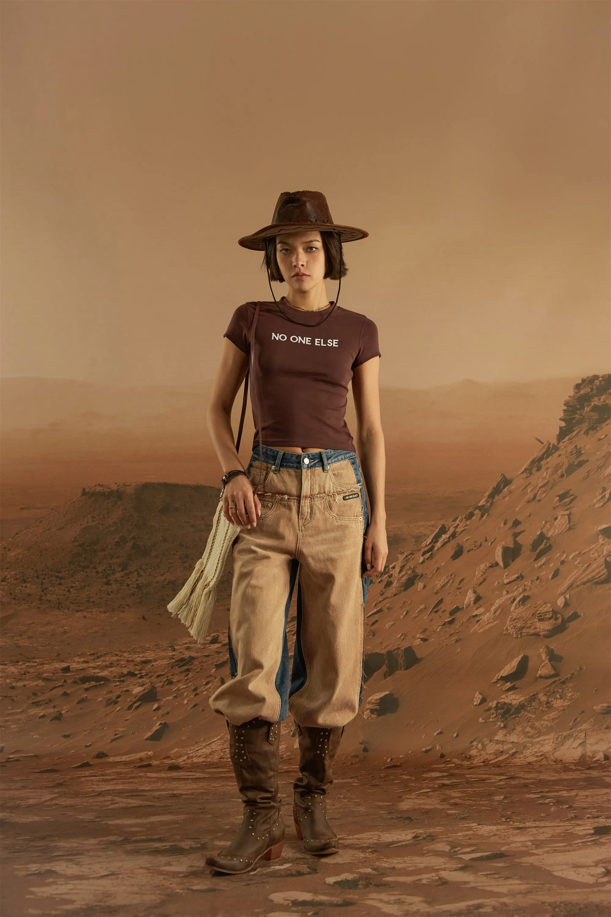 Colored Cropped T-Shirt