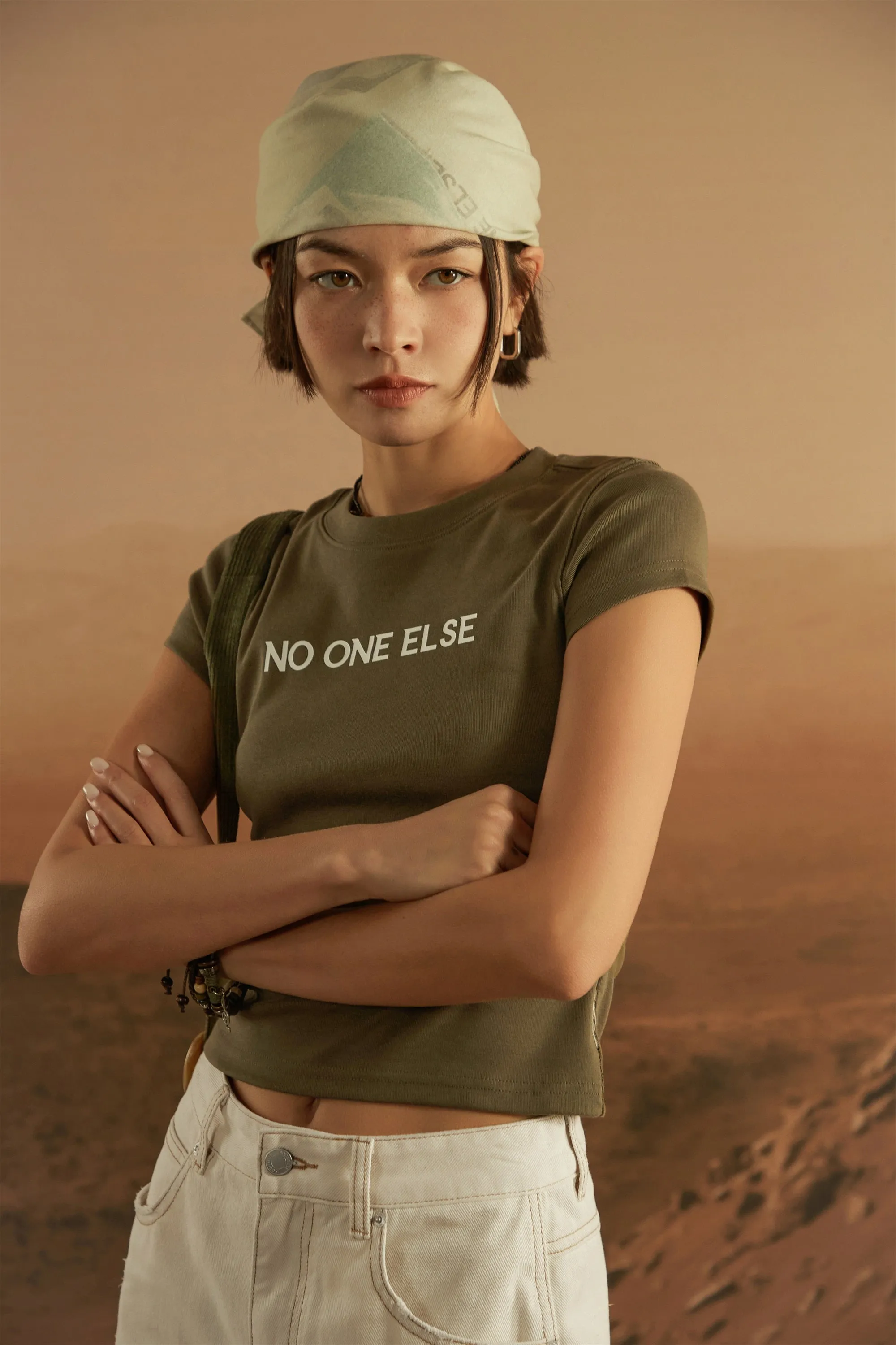 Colored Cropped T-Shirt