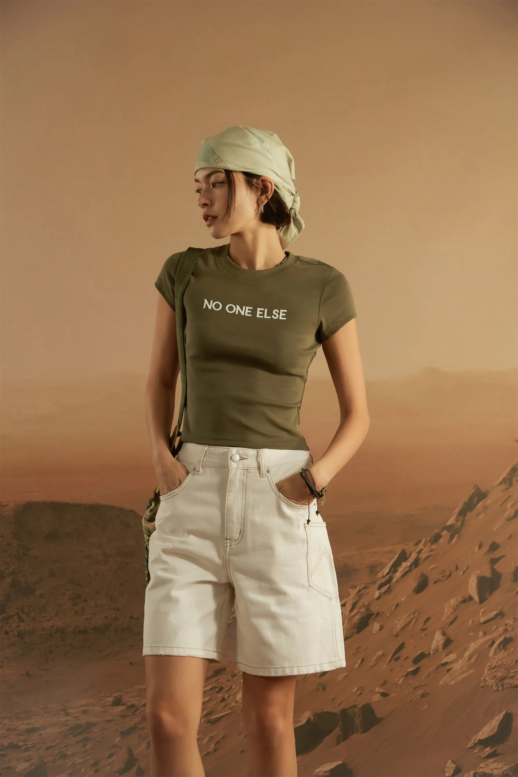 Colored Cropped T-Shirt