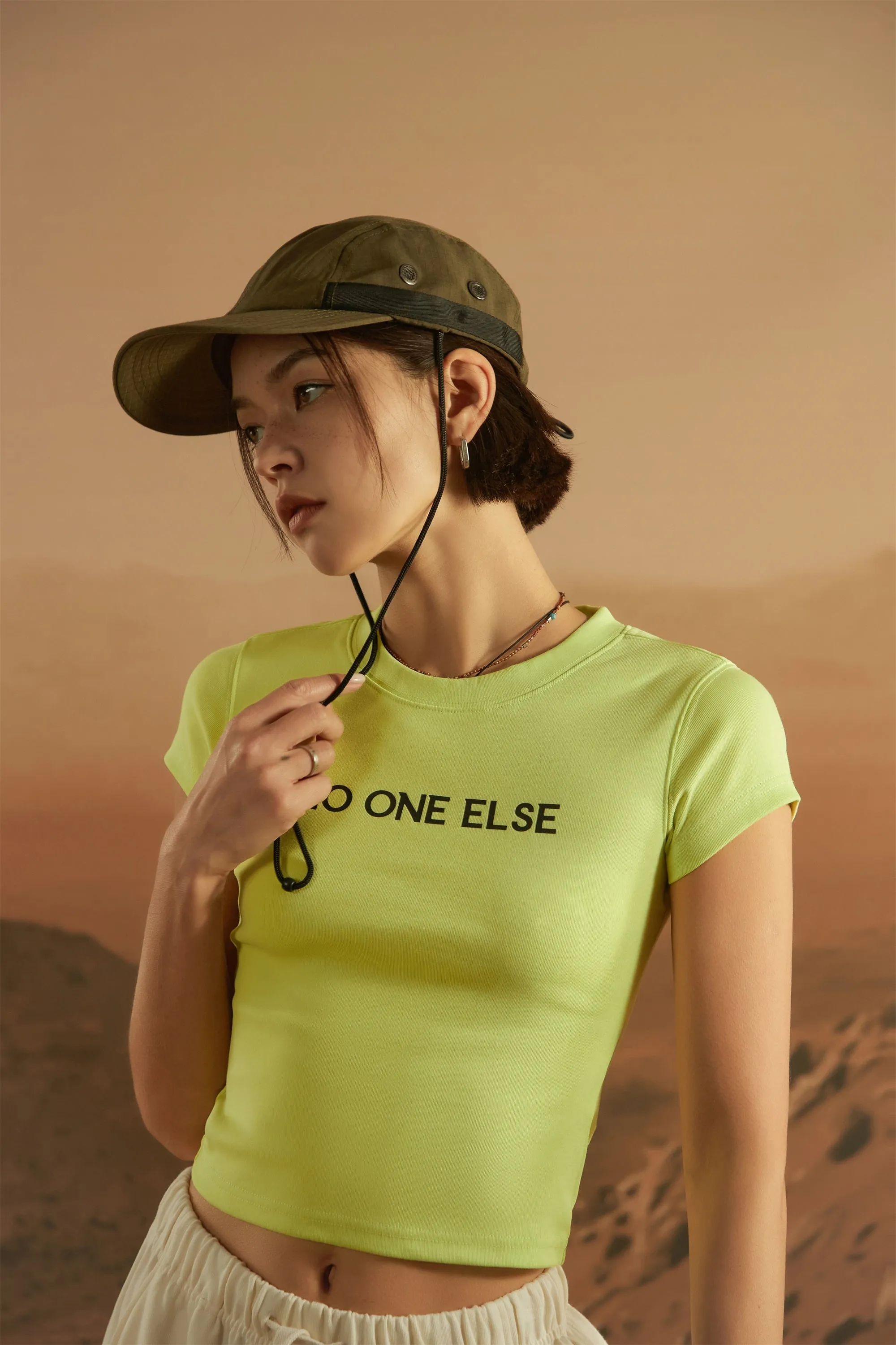 Colored Cropped T-Shirt