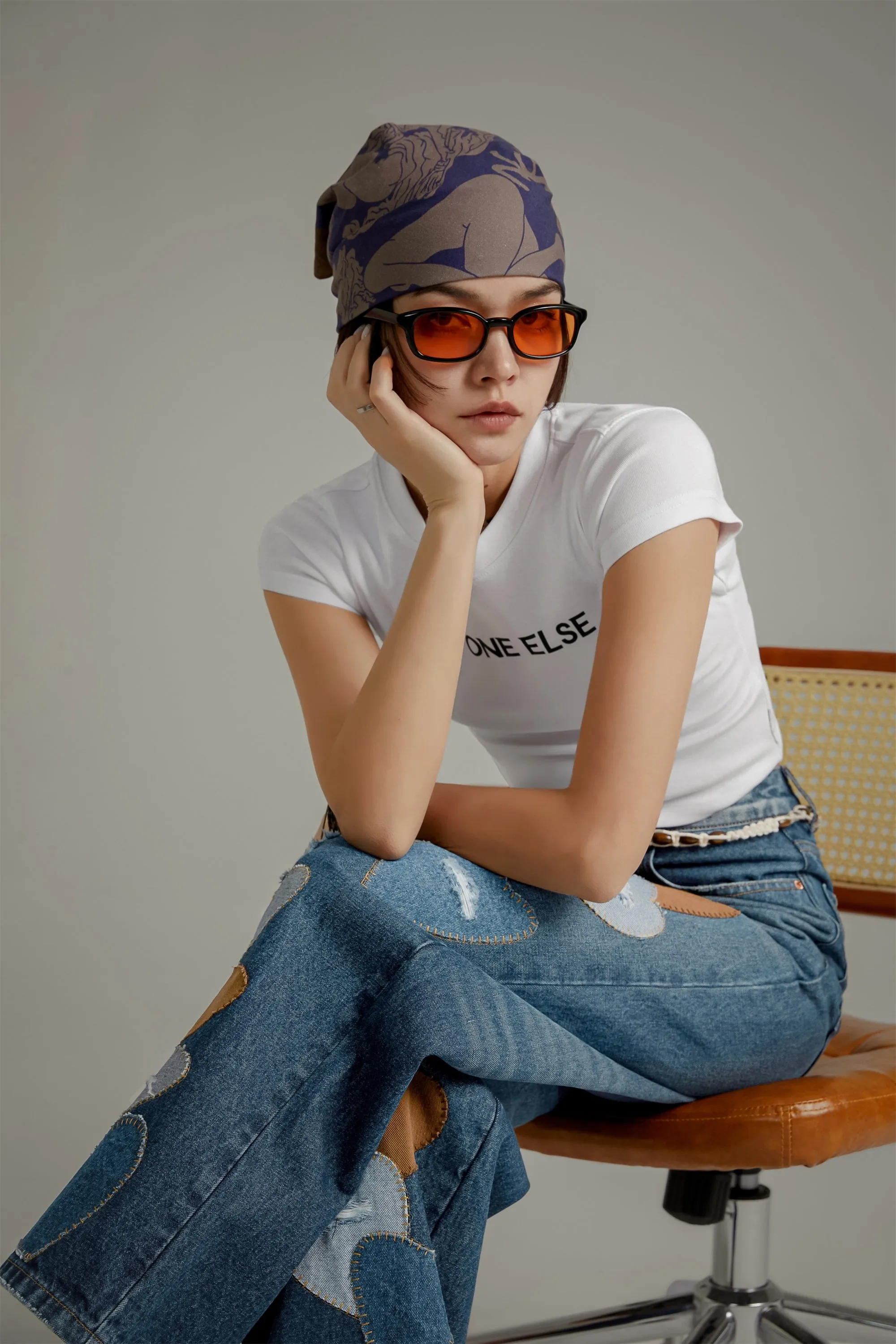 Colored Cropped T-Shirt