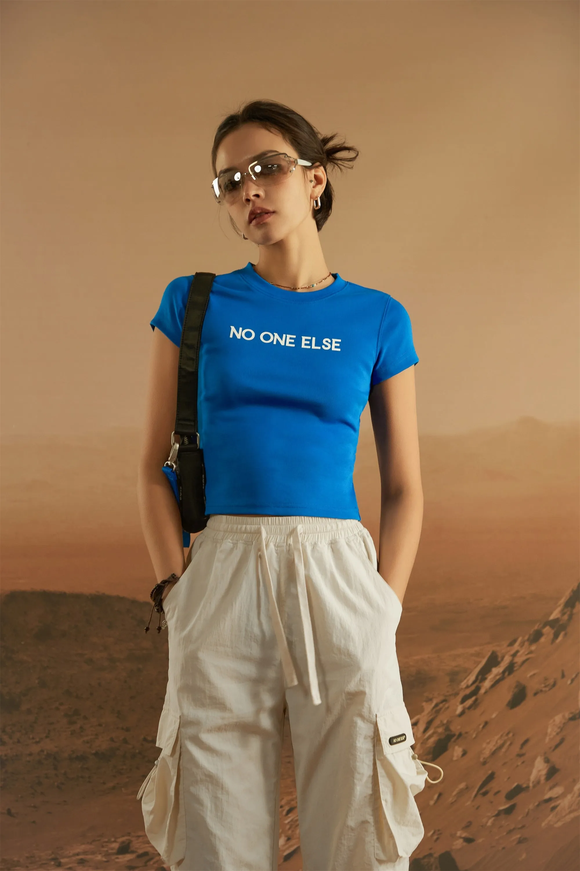 Colored Cropped T-Shirt