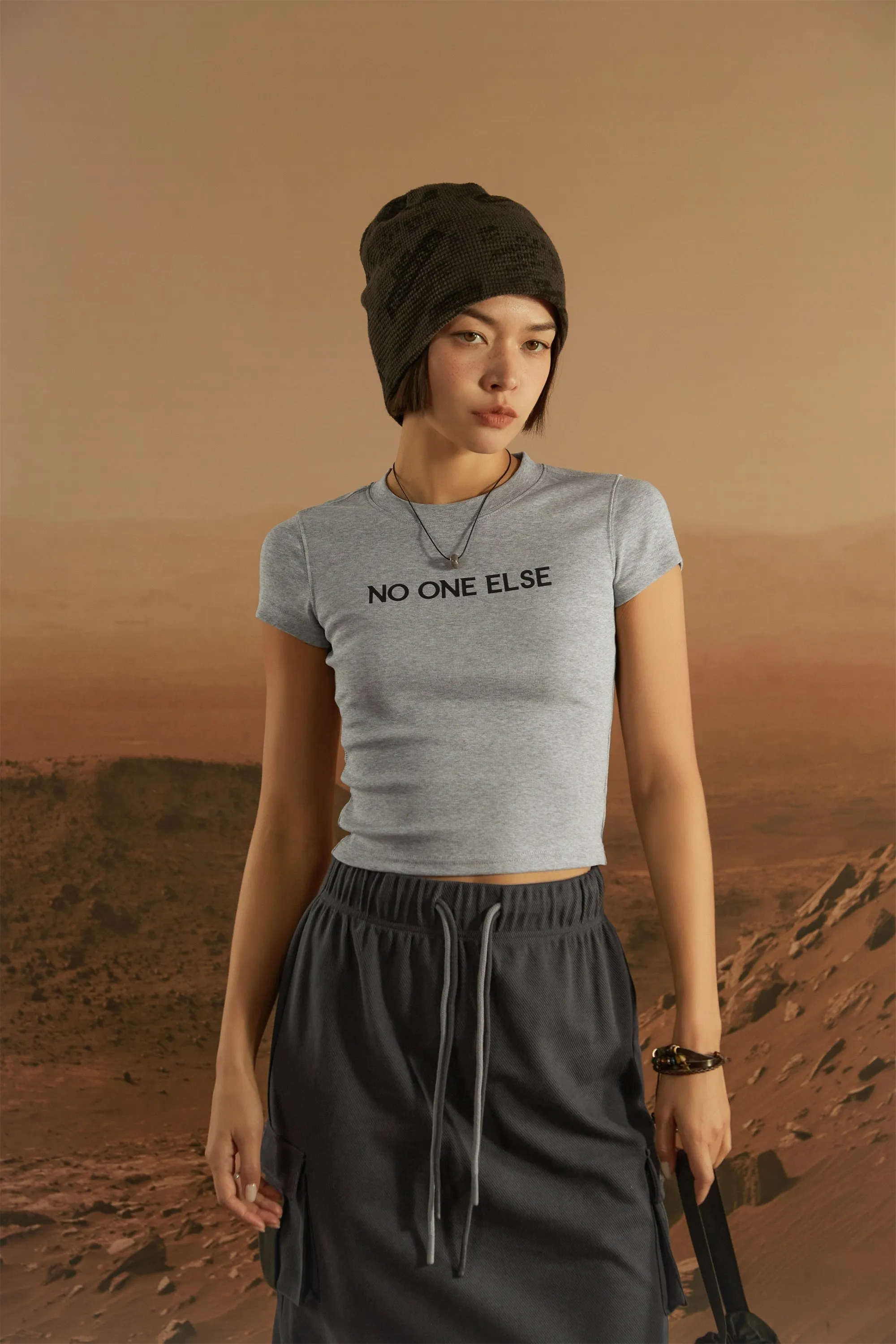 Colored Cropped T-Shirt