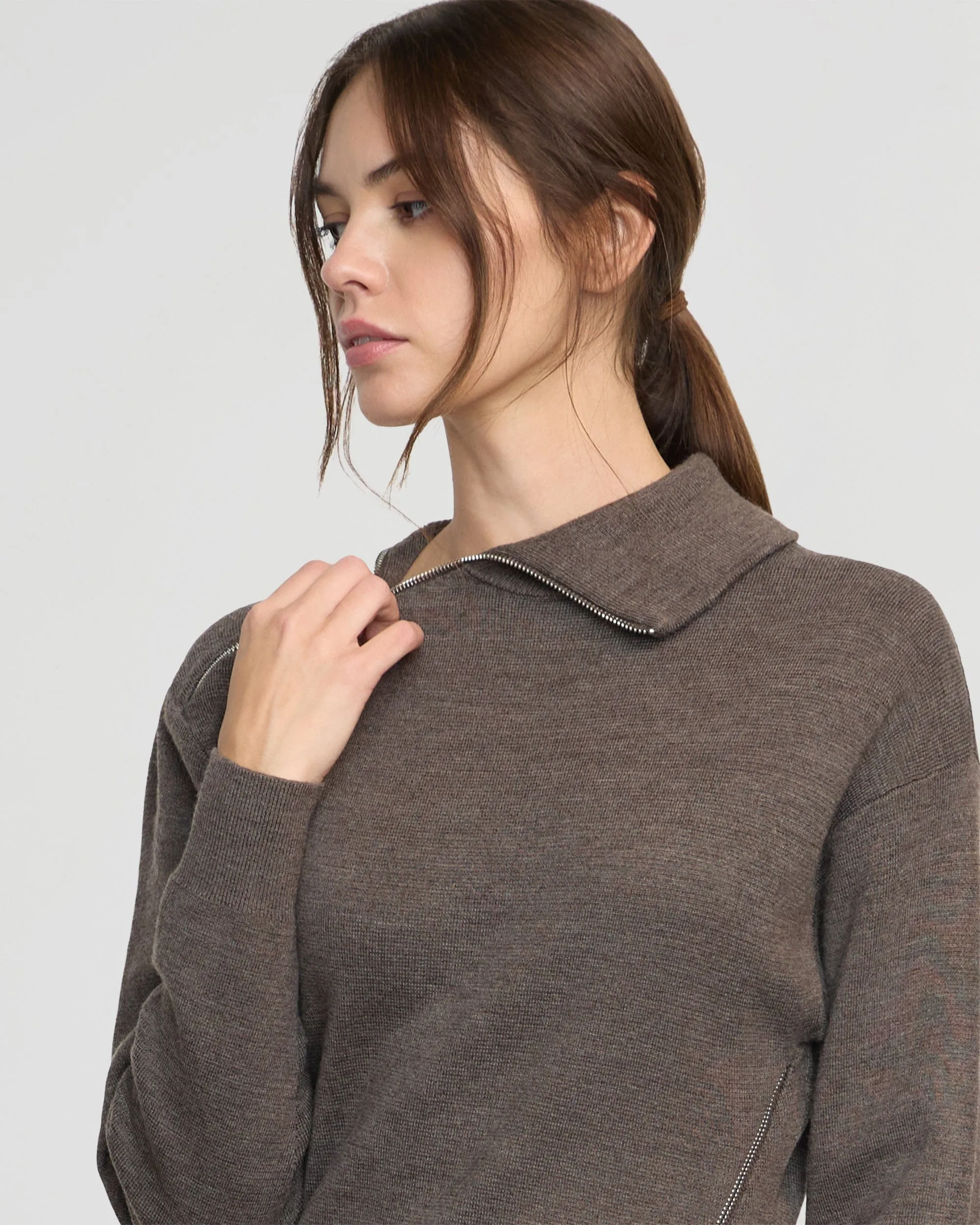 Day Fit Yara Zipper Sweater Dress