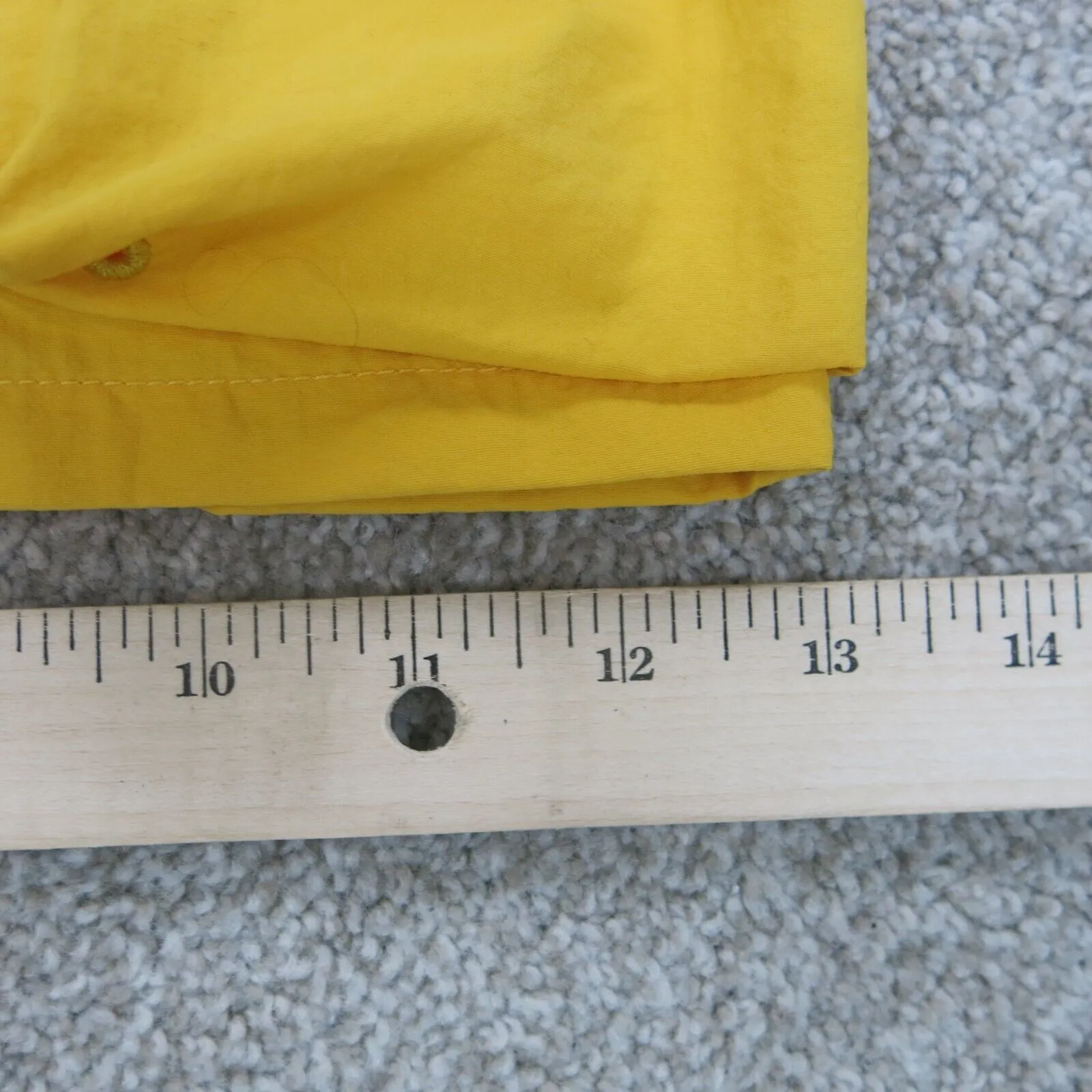Columbia Shorts Mens Medium Yellow Cargo Pockets Outdoors Workwear Casual Logo