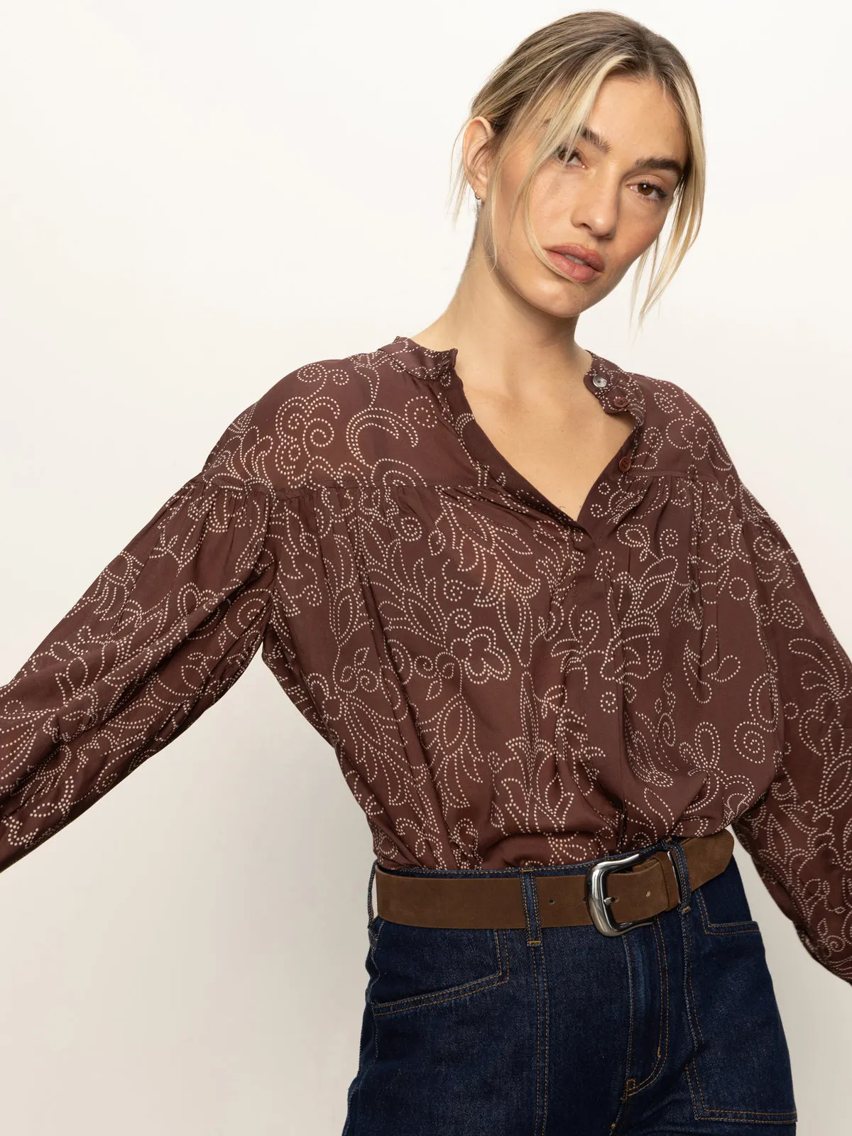 Sublimation Resistant Fabric Personal Best Blouse Boheme