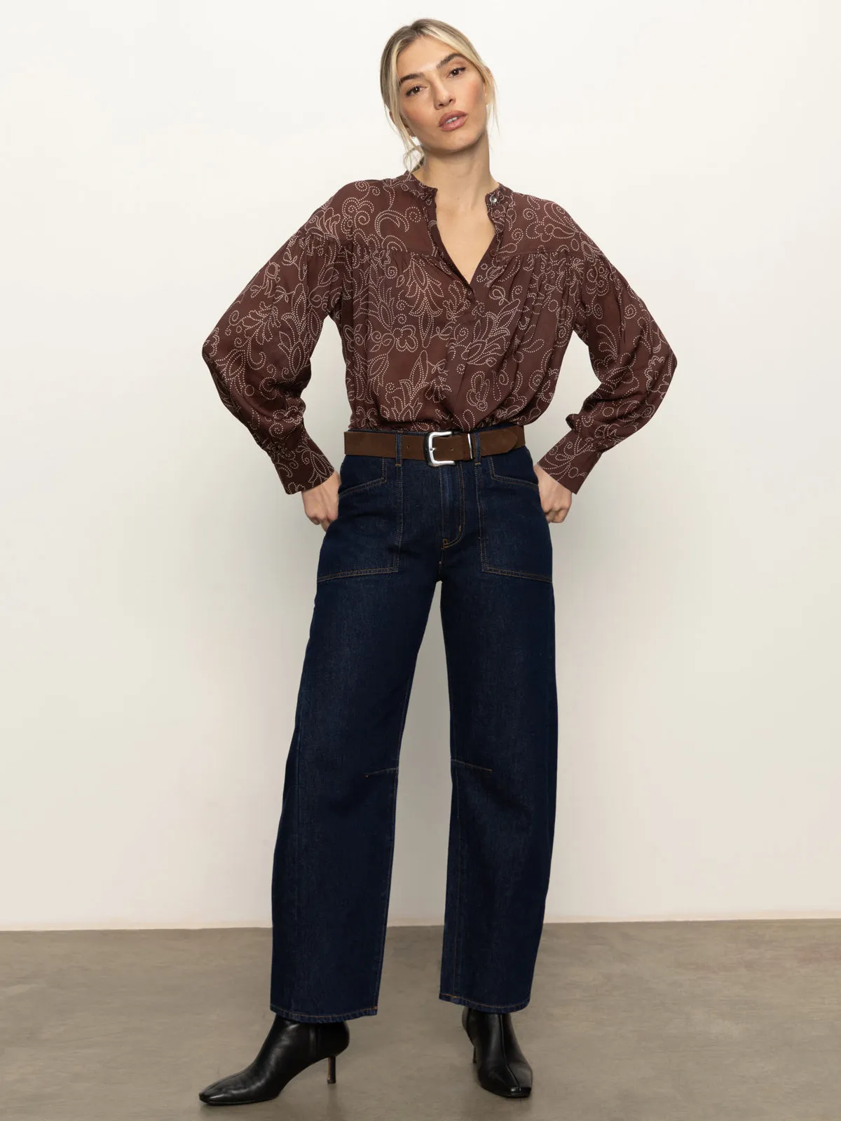 Personal Best Blouse Boheme Set In Sleeve