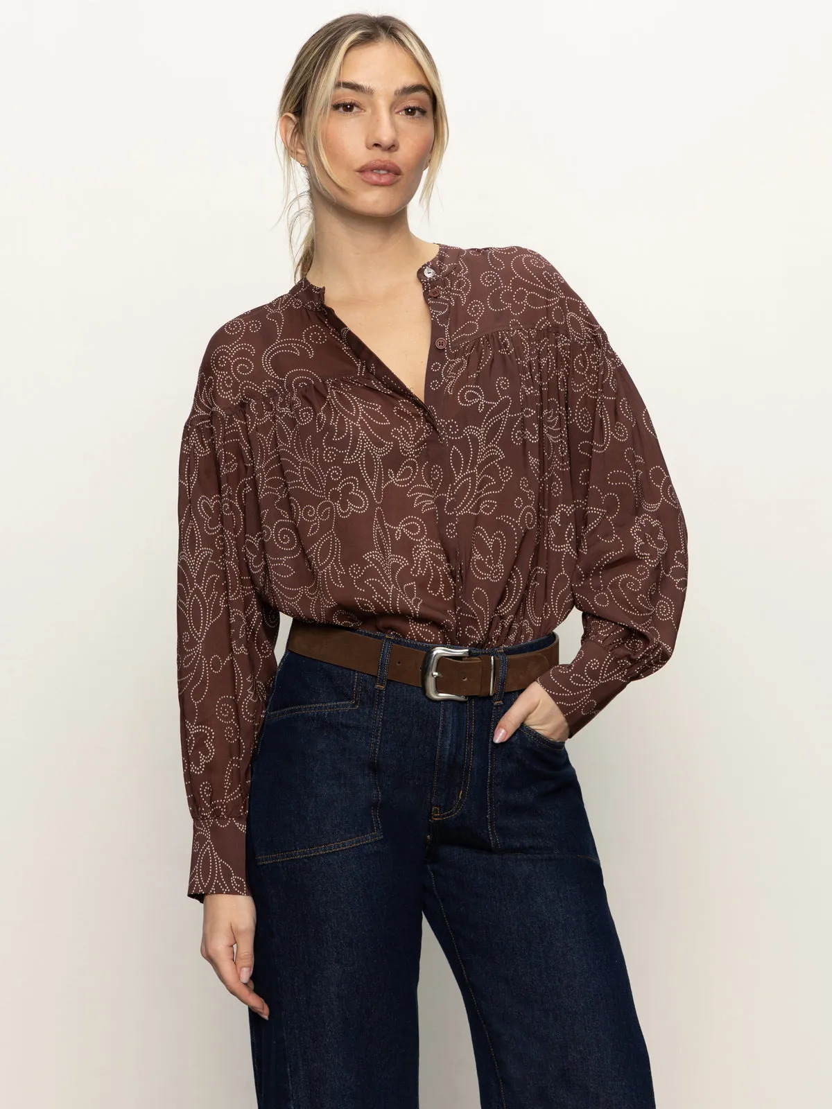 Beaded details Personal Best Blouse Boheme