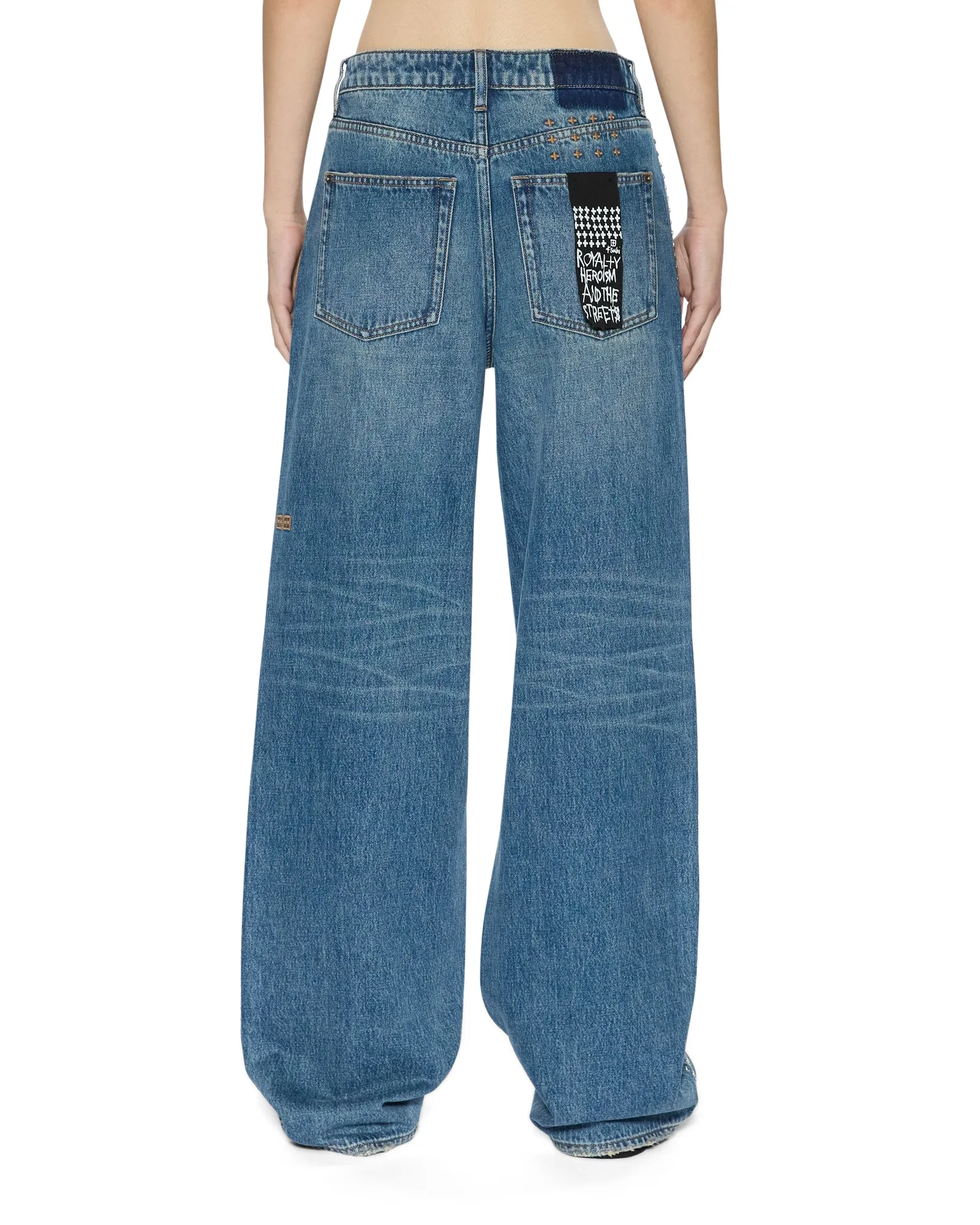Casual Friday Urban Explorer Comfort Fit LOW RIDER TEXAS BLUE STUDDED