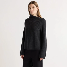 Julisa Asymmetric-Neck Sweater Cozy Everyday Wear