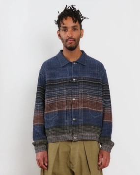 Sundae Jacket - Indigo Blanket Handloom Party Look Couple Look Earthy