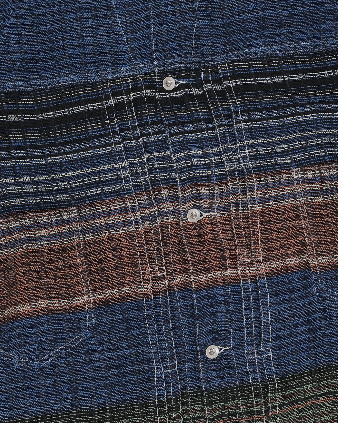 Sundae Jacket - Indigo Blanket Handloom Travel Outfit Student Outfit Lightweight Tagless Design