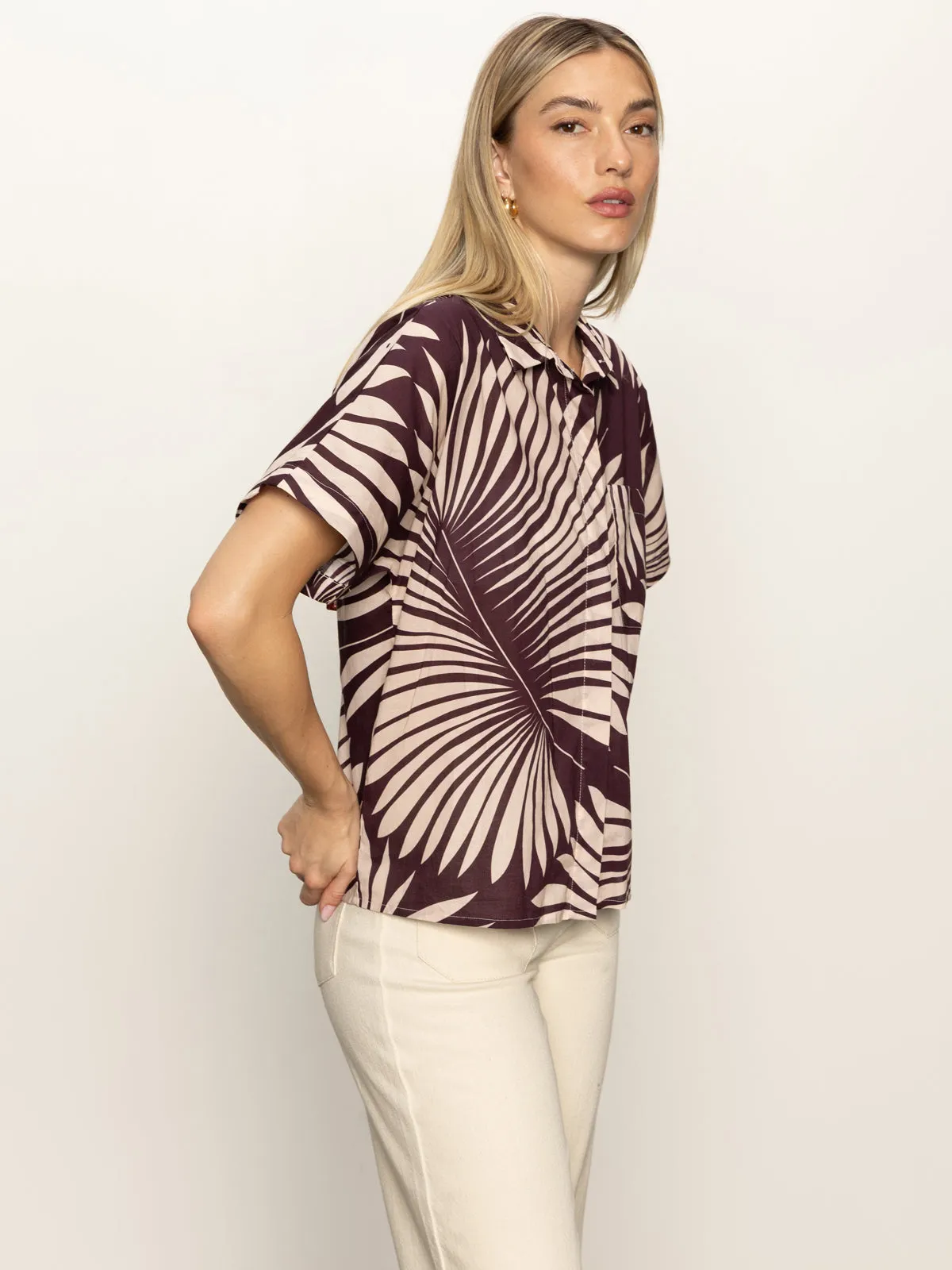 Sanc Souvenir Shirt Mesa Palm Breathable Fit Wear
