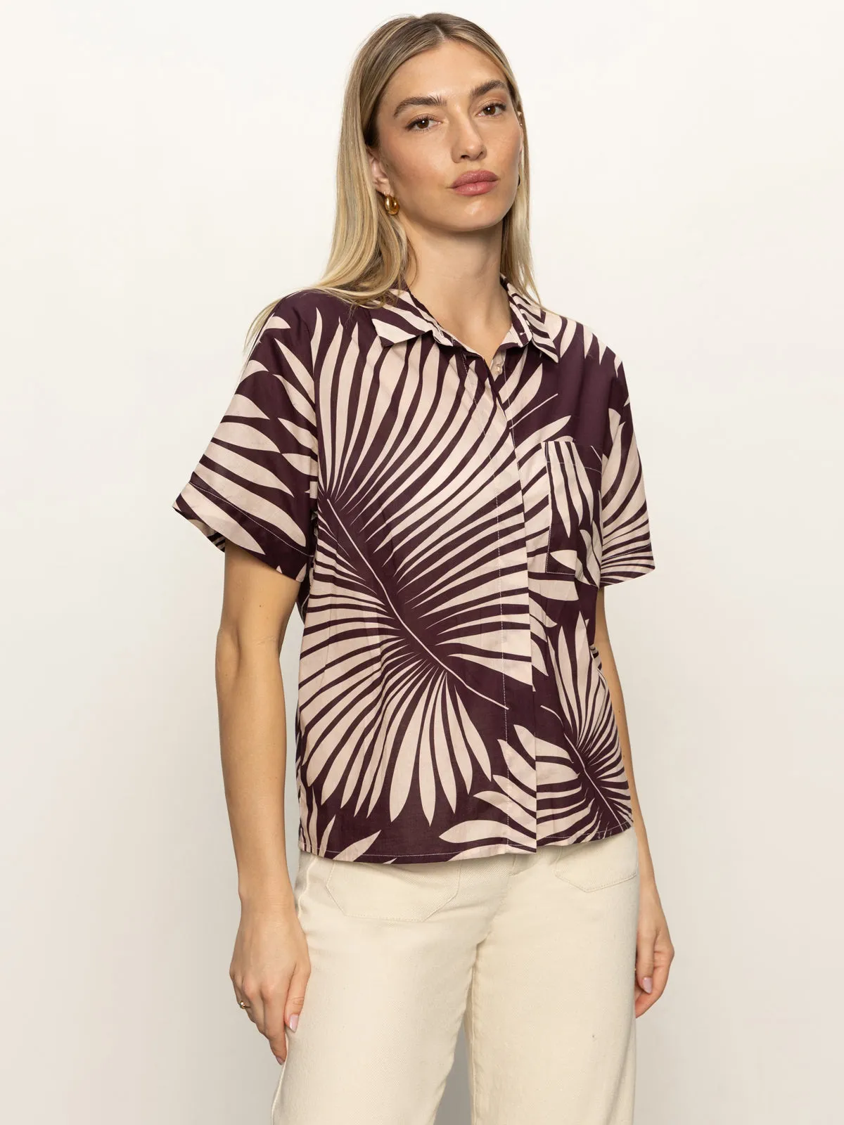 Active Style Trend Fashionable Ease Sanc Souvenir Shirt Mesa Palm