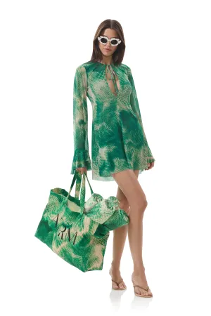 Inner Smile Kori Dress - Green Snake
