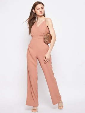 Madame Camel Jump Suits Timeless Waist