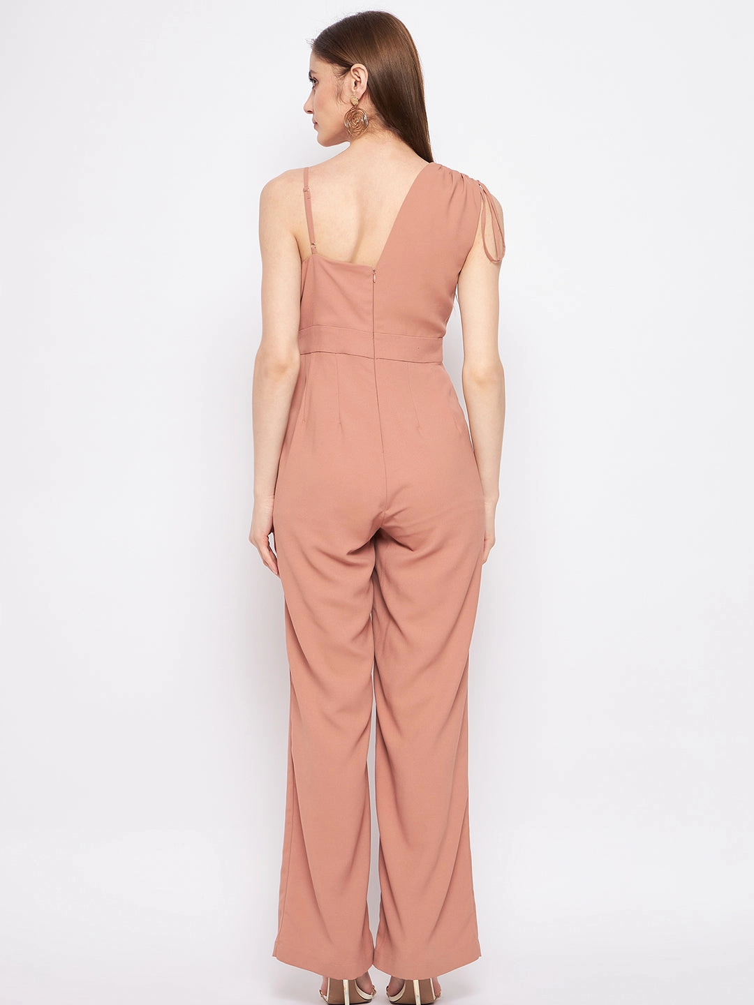 Madame Camel Jump Suits Clasp-Closure