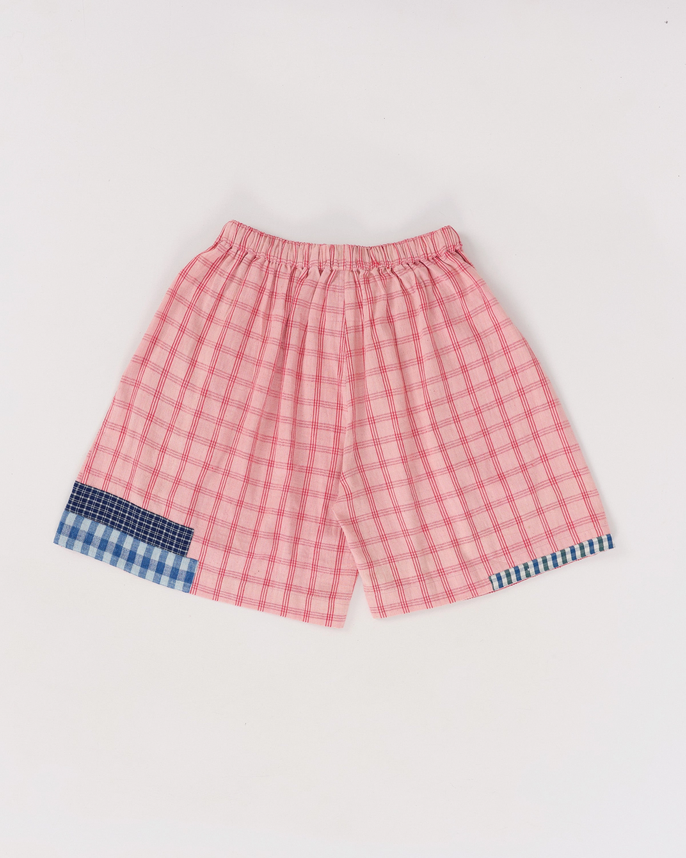 Quick Fit Wear Abrasion Resistant Surface Bridge Shorts - Pink Picnic Handloom