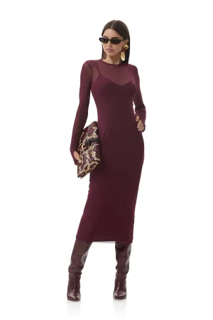 Empire Waist Ashland Dress - Fig