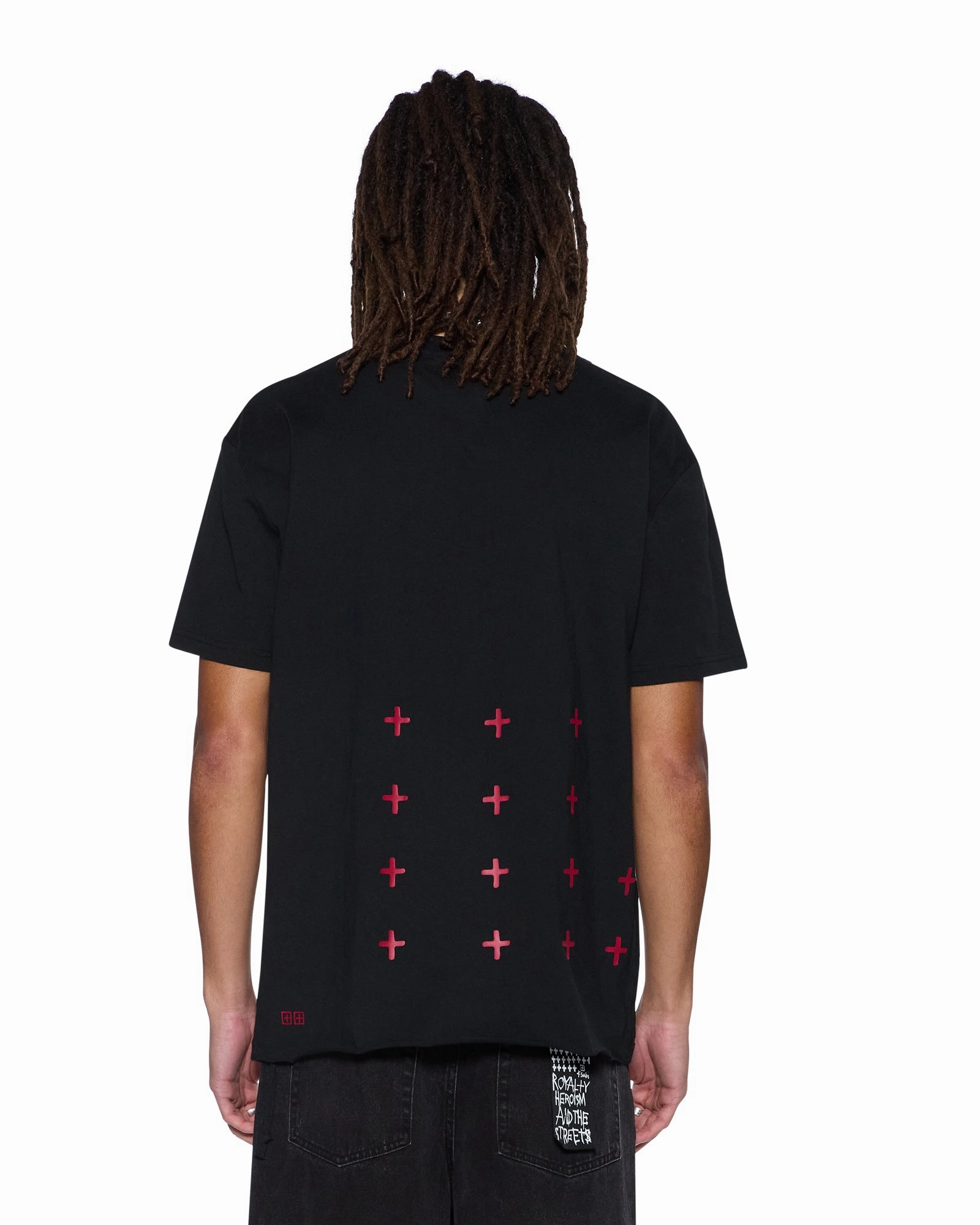 ALL DAY BIGGIE SS TEE RED Performance Stretch Minimalist Design