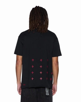 ALL DAY BIGGIE SS TEE RED Performance Stretch Minimalist Design
