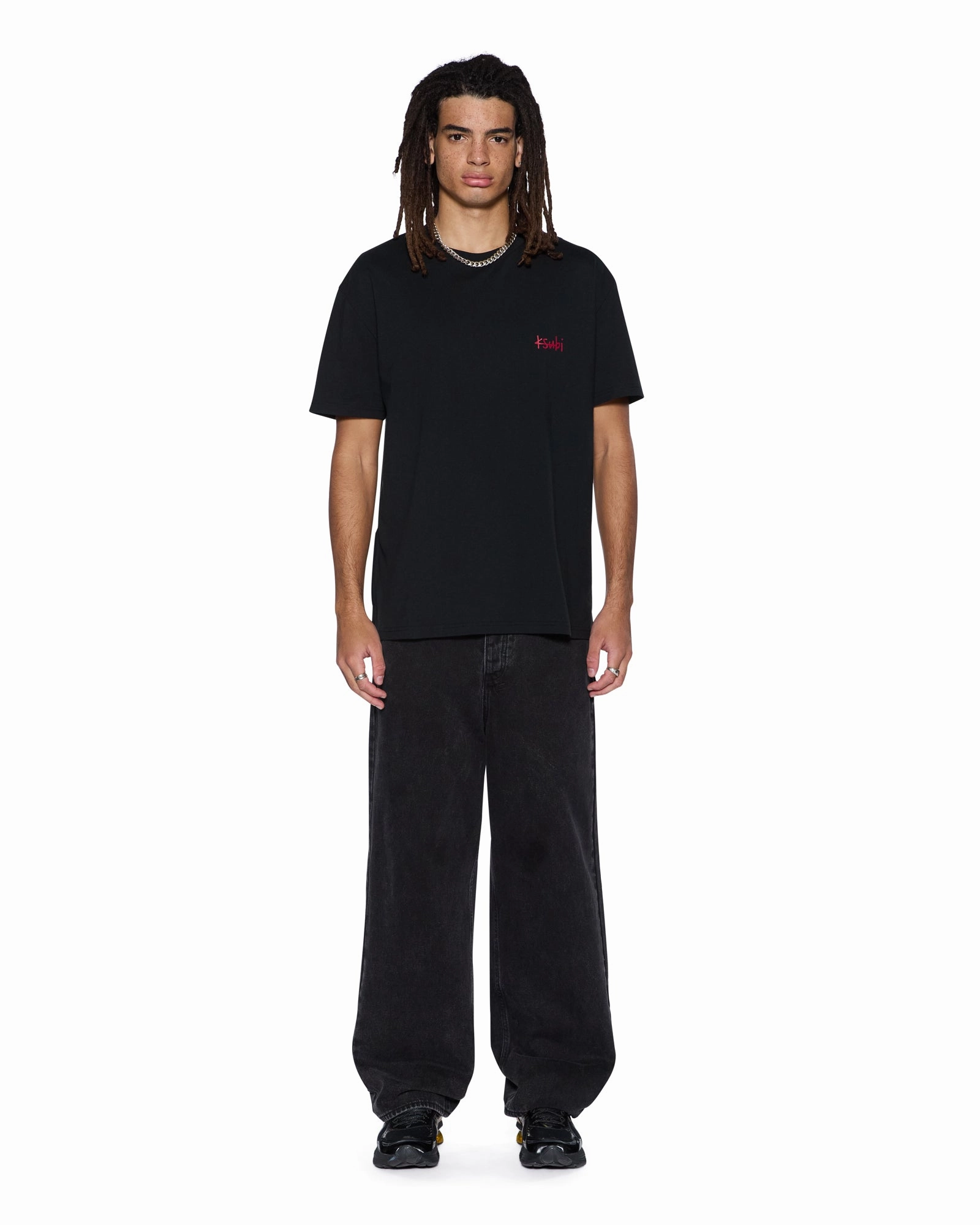 ALL DAY BIGGIE SS TEE RED Outdoor Leisure Look Comfy Stretch