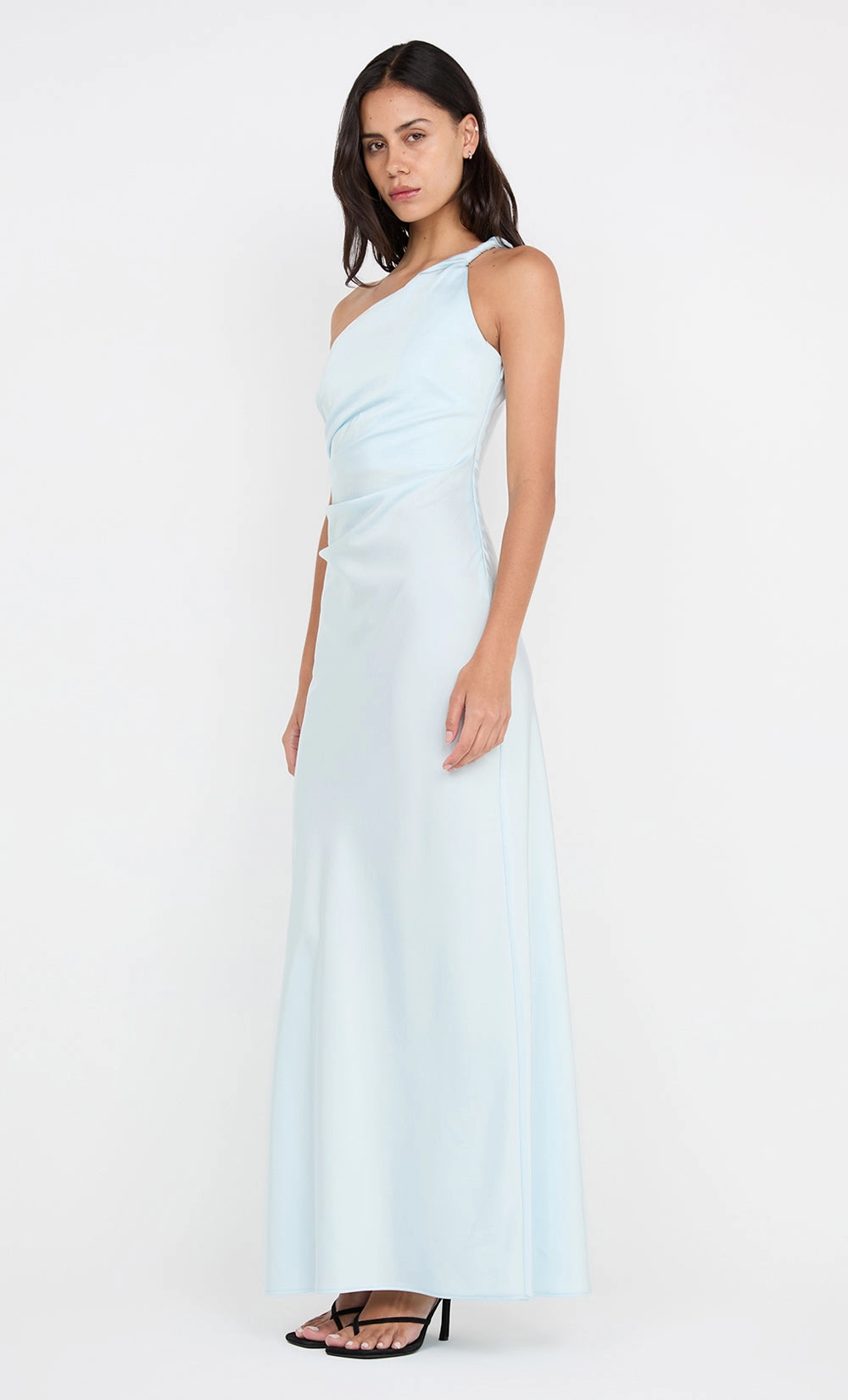 LUNETTA ASYM DRESS - ARCTIC BLUE Lounge Moment Versatile-Style