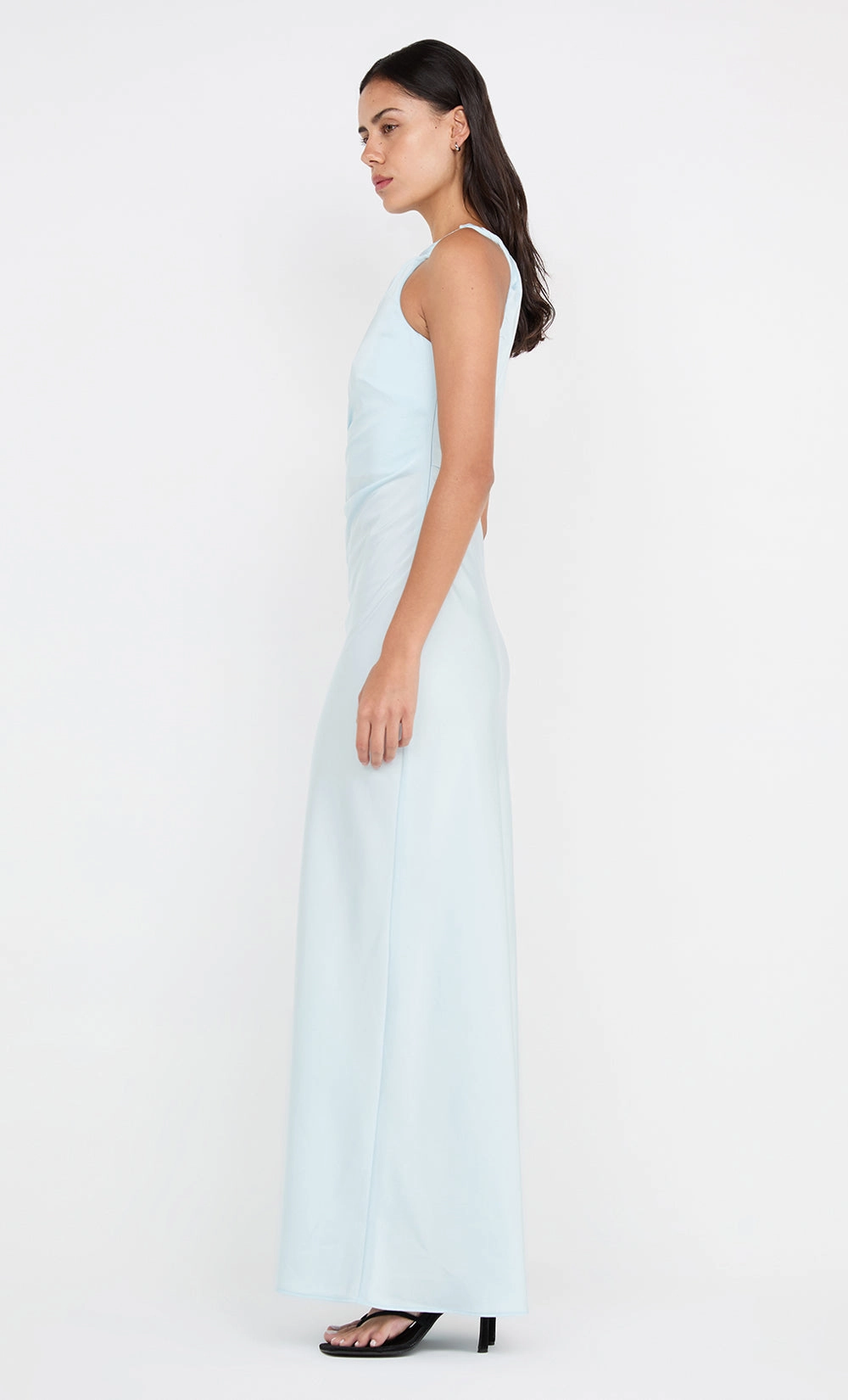 LUNETTA ASYM DRESS - ARCTIC BLUE Aura Glow