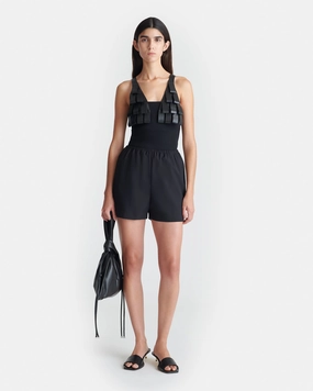 Stretch Fit Casual Must-Have Dylla - Tailored Shorts - Black