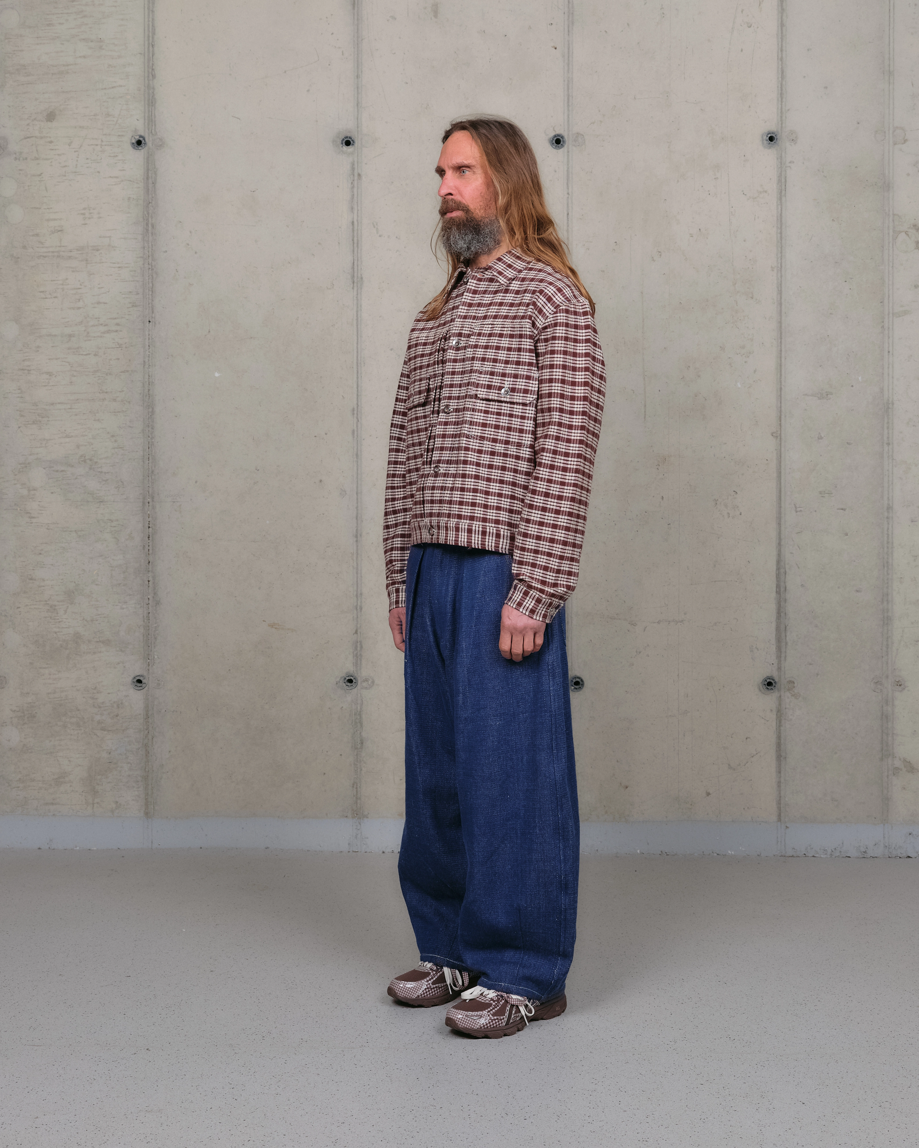 Tuesday Jacket - Wood Check Handloom Basic Layers Cool Outfitters