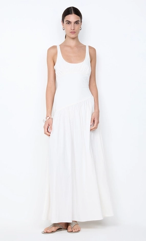 Sharp Design REID ASYM MAXI DRESS - IVORY