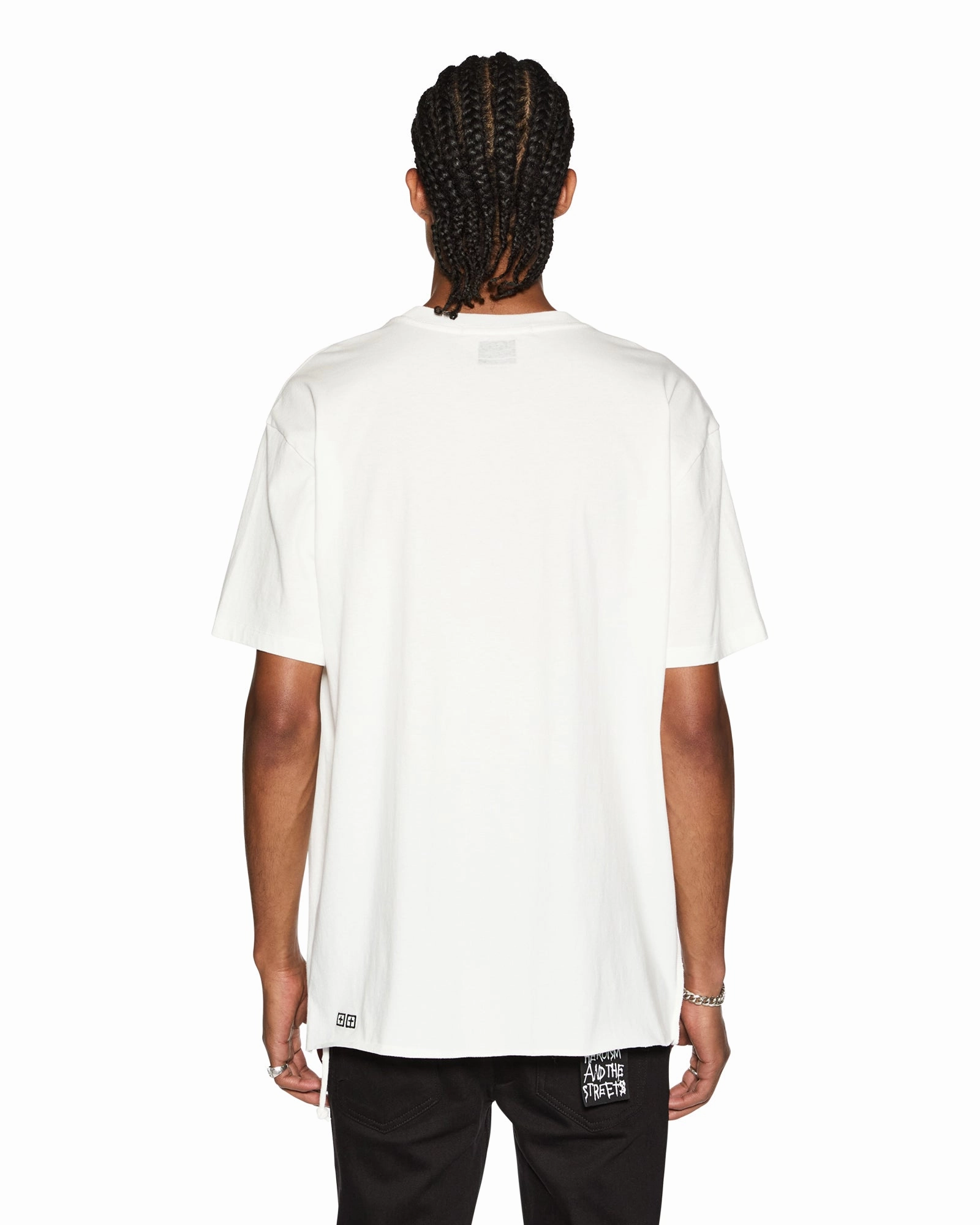 BIGGIE SS TEE WORN IN WHITE NonIrritatingTags Casual and Soft