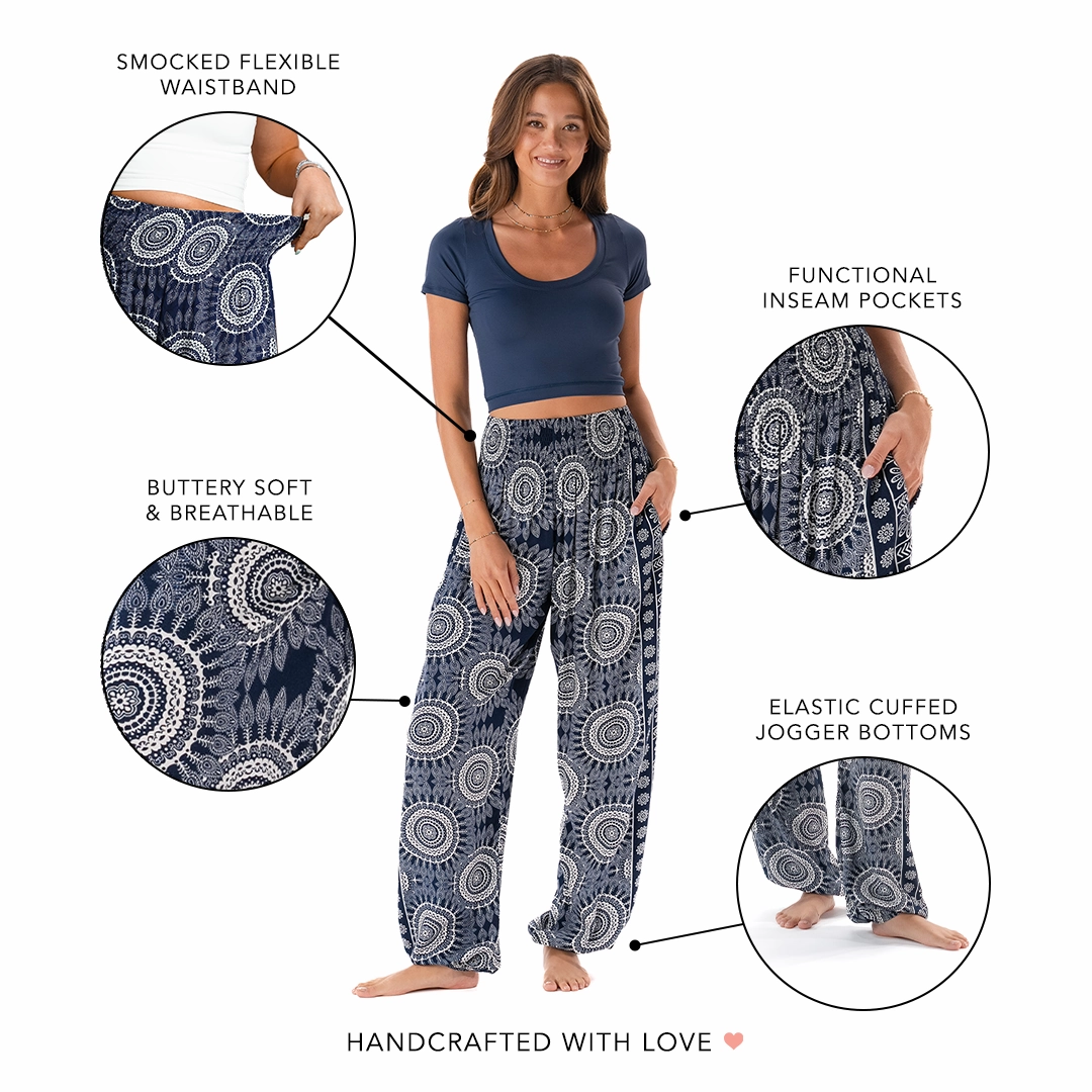 Breathable wear Dynamic Flex Panels Como Harem Pants