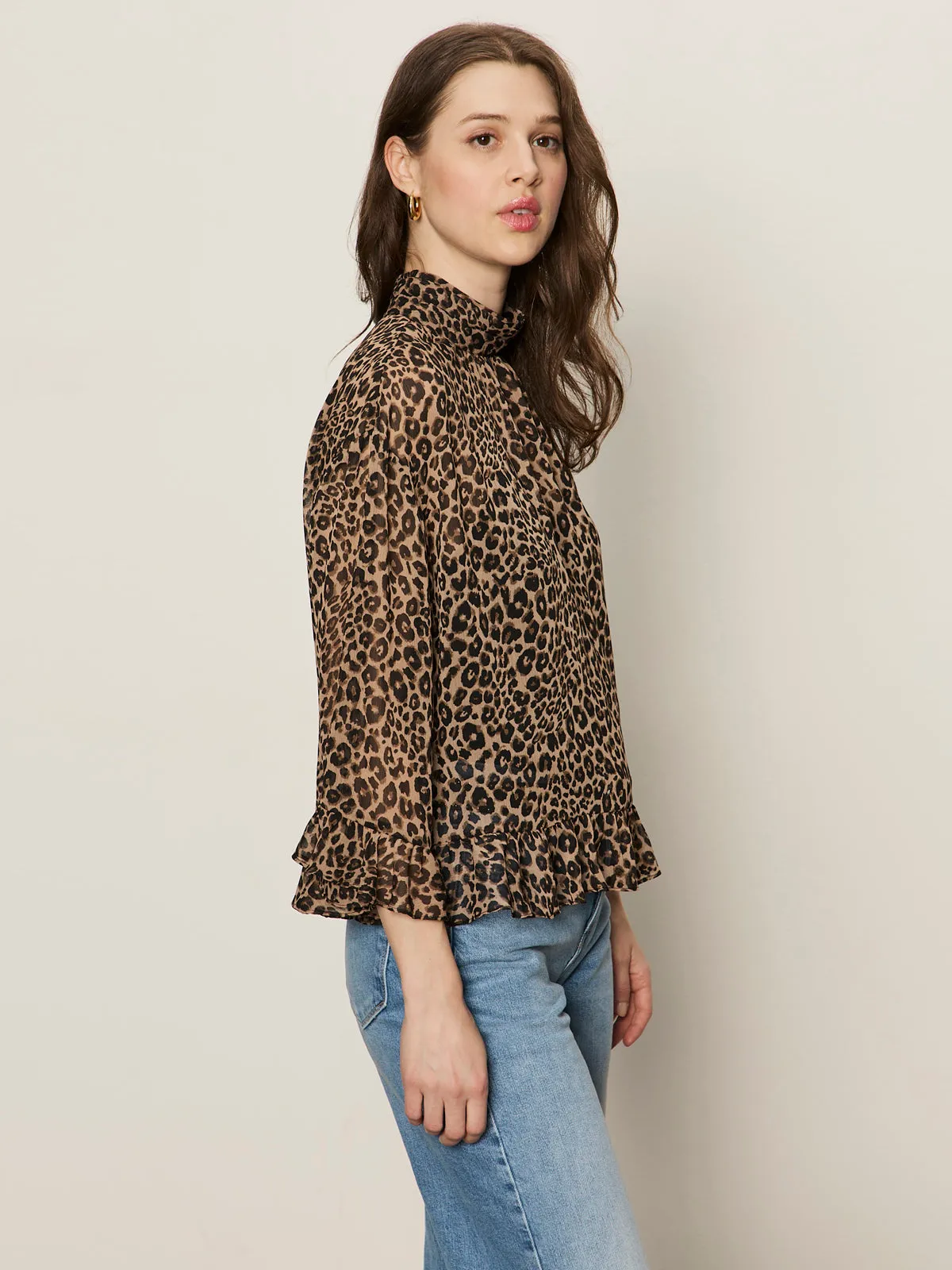 The Adore Blouse French Kitty Classic Look Performance Wear Fit