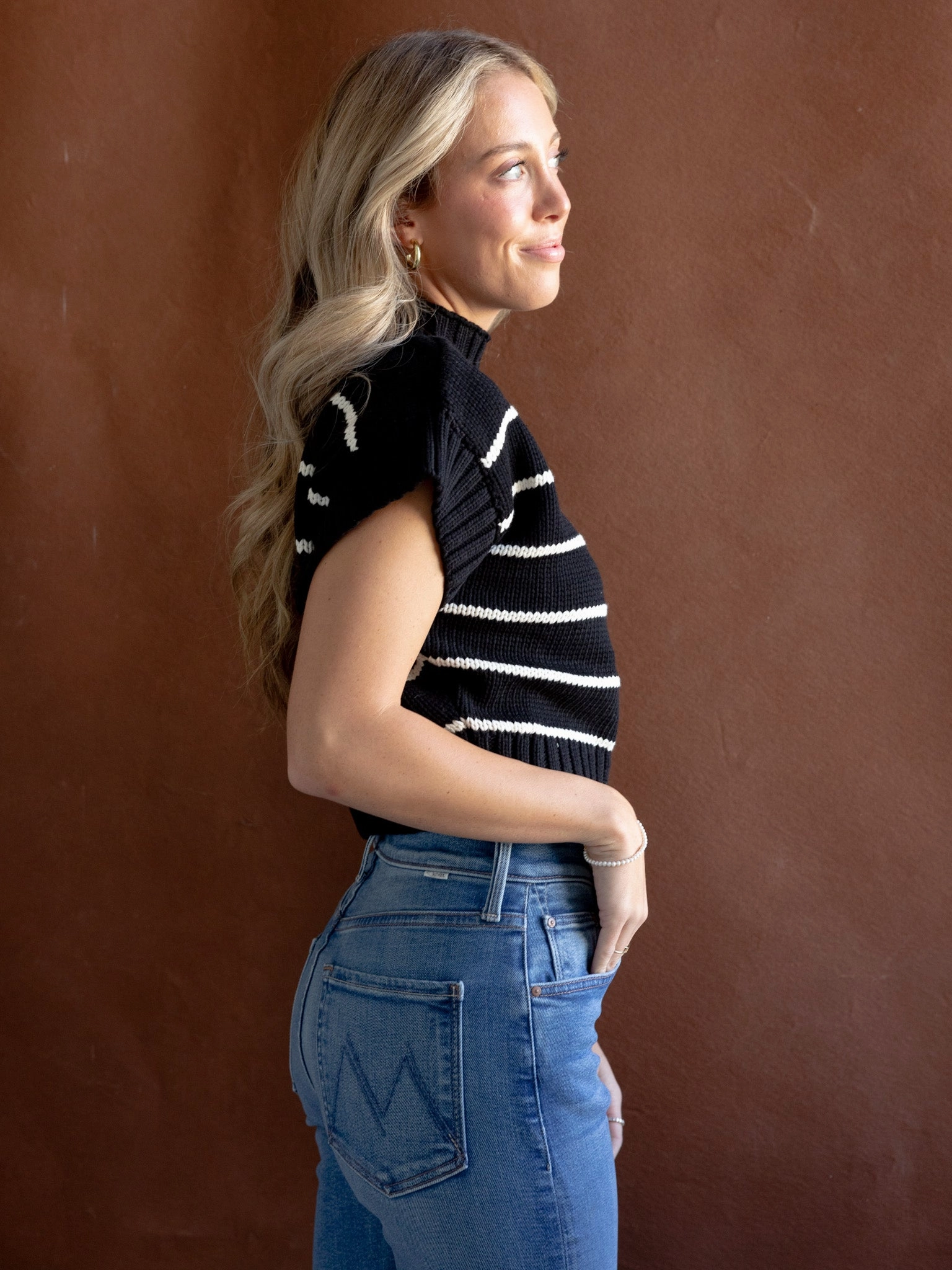 Dolman Short Sleeve Sweater Daily Wear