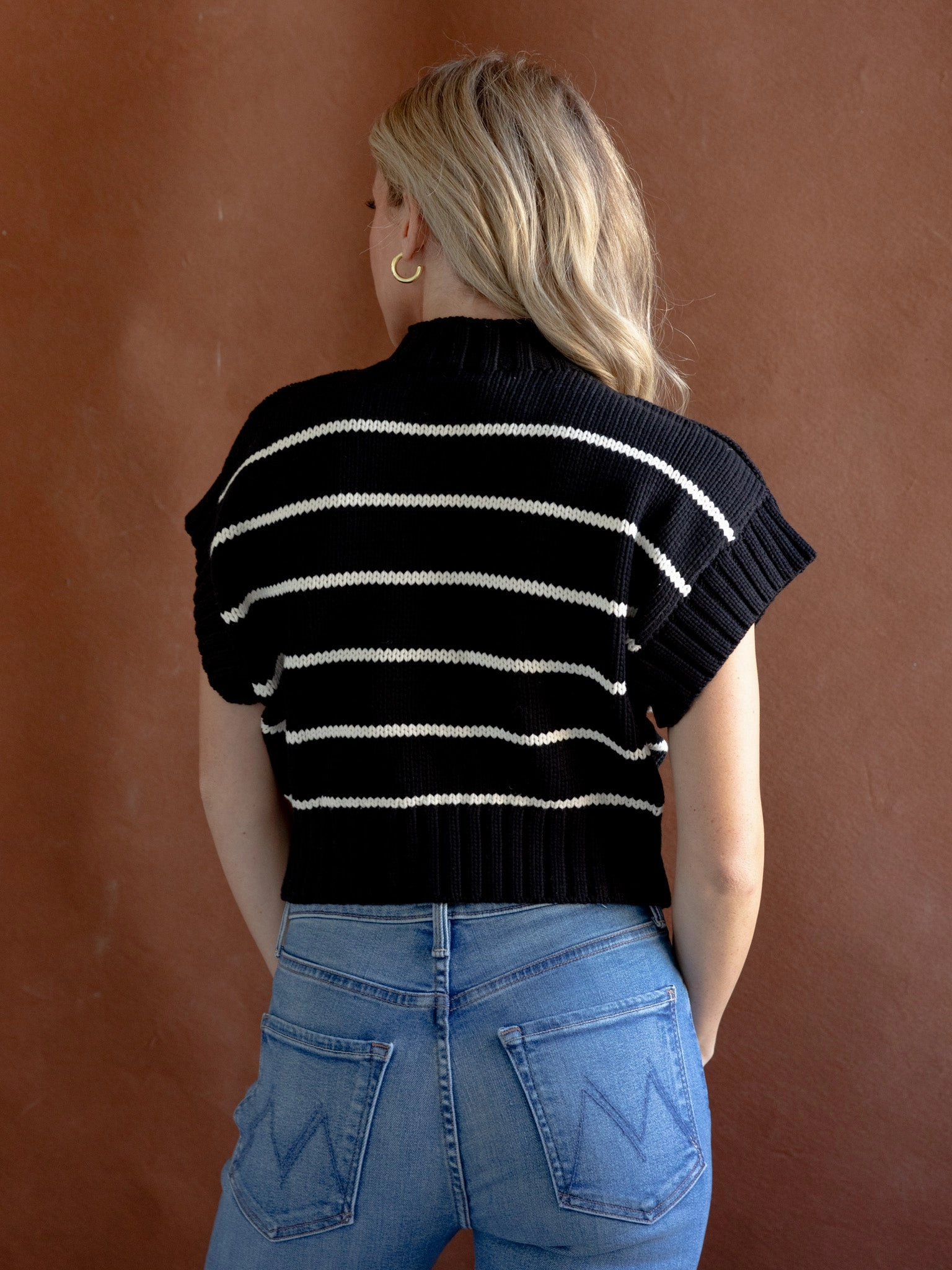 Dolman Short Sleeve Sweater Calm Outfit