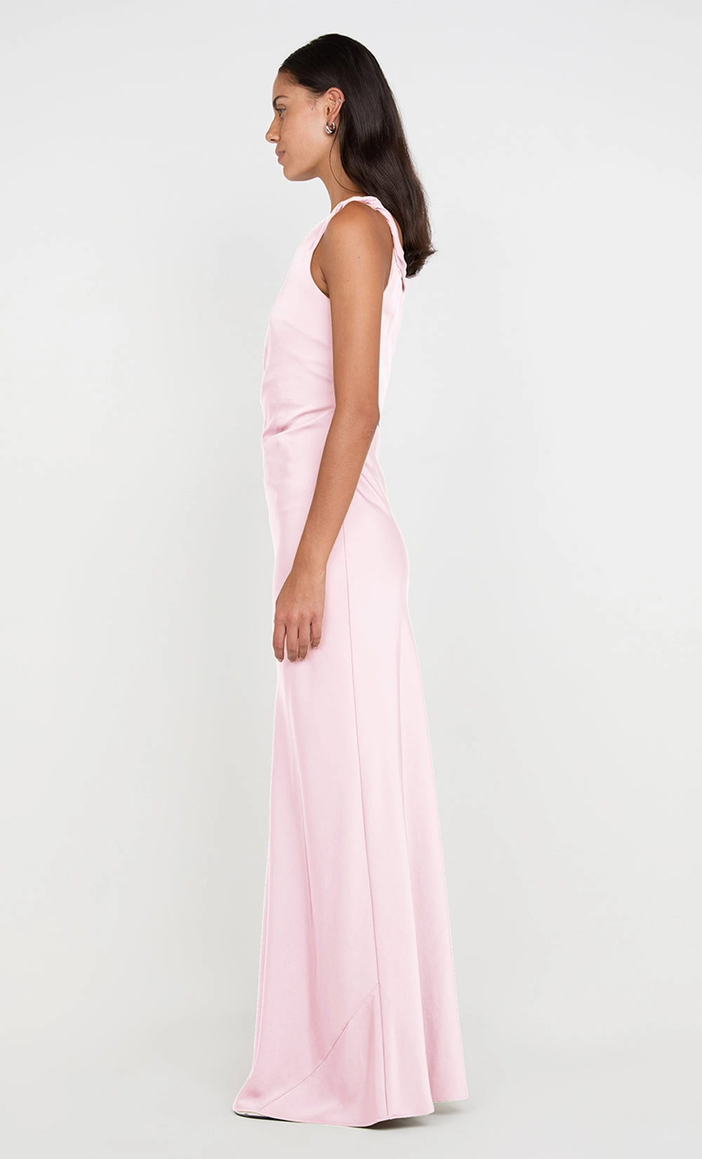Semi Casual LUNETTA TWIST STRAP DRESS - POWDER PINK